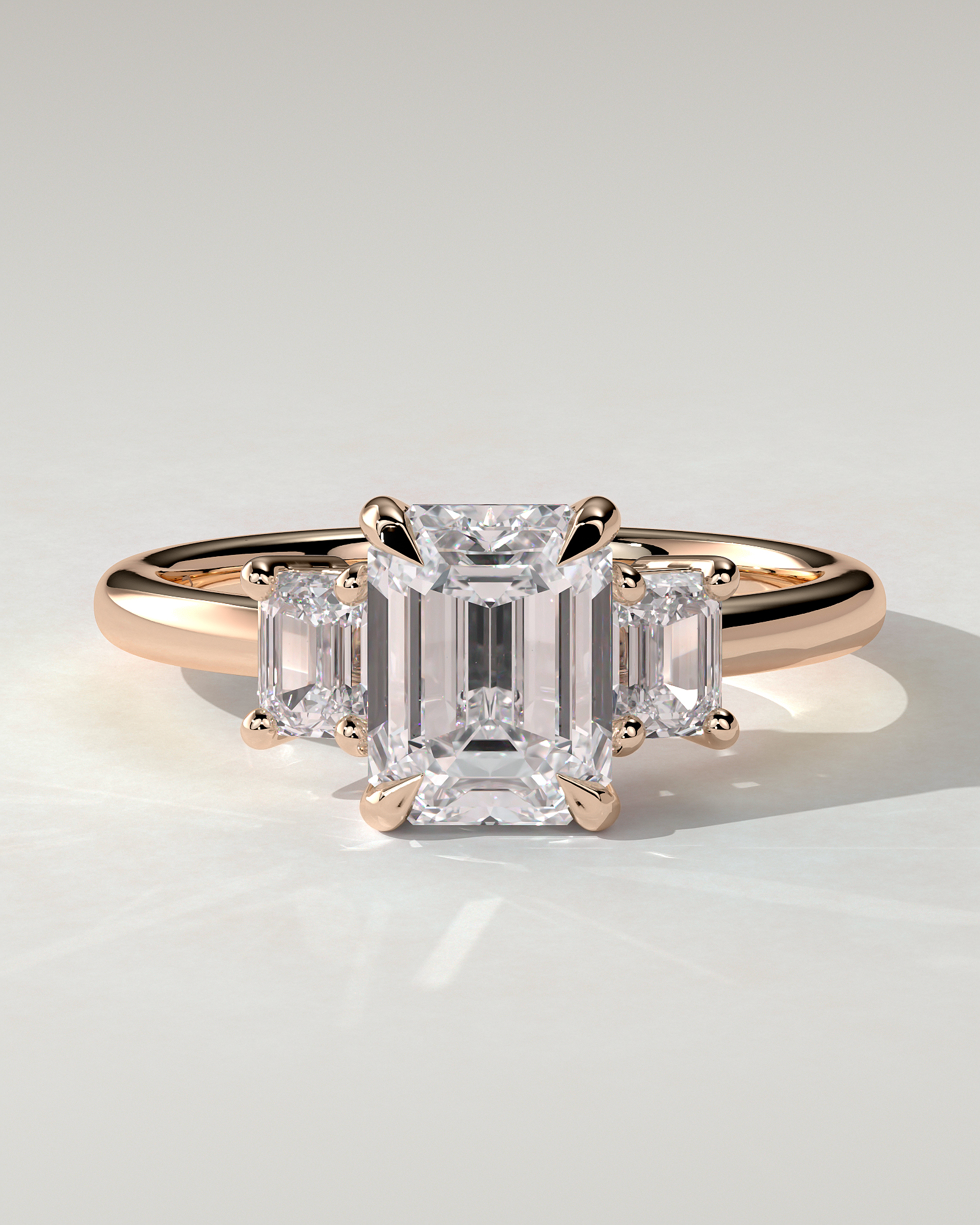 Silvana Trilogy Emerald Ring