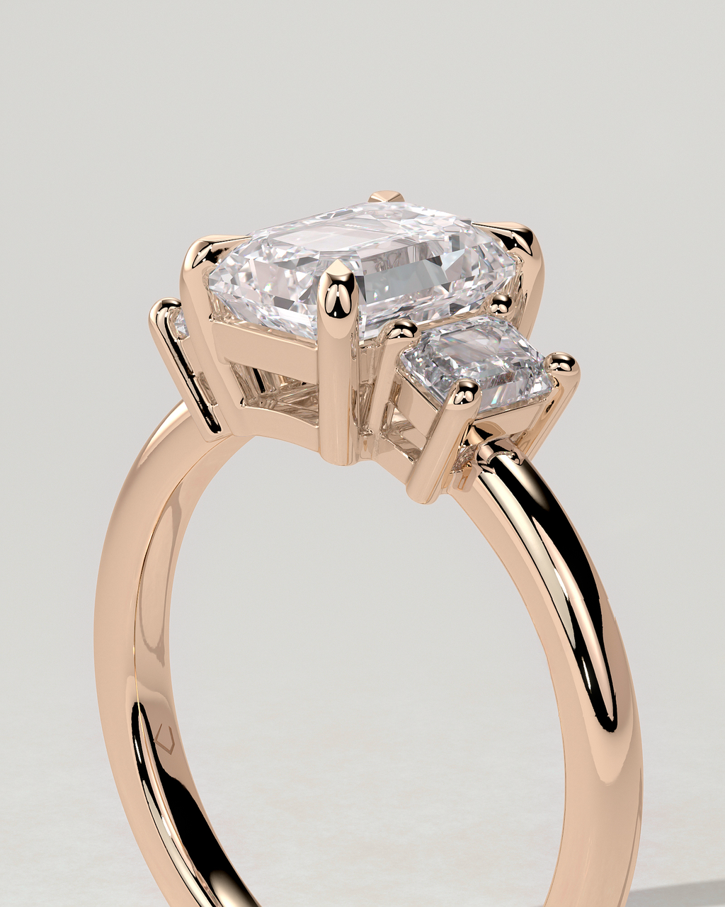 Silvana Trilogy Emerald Ring