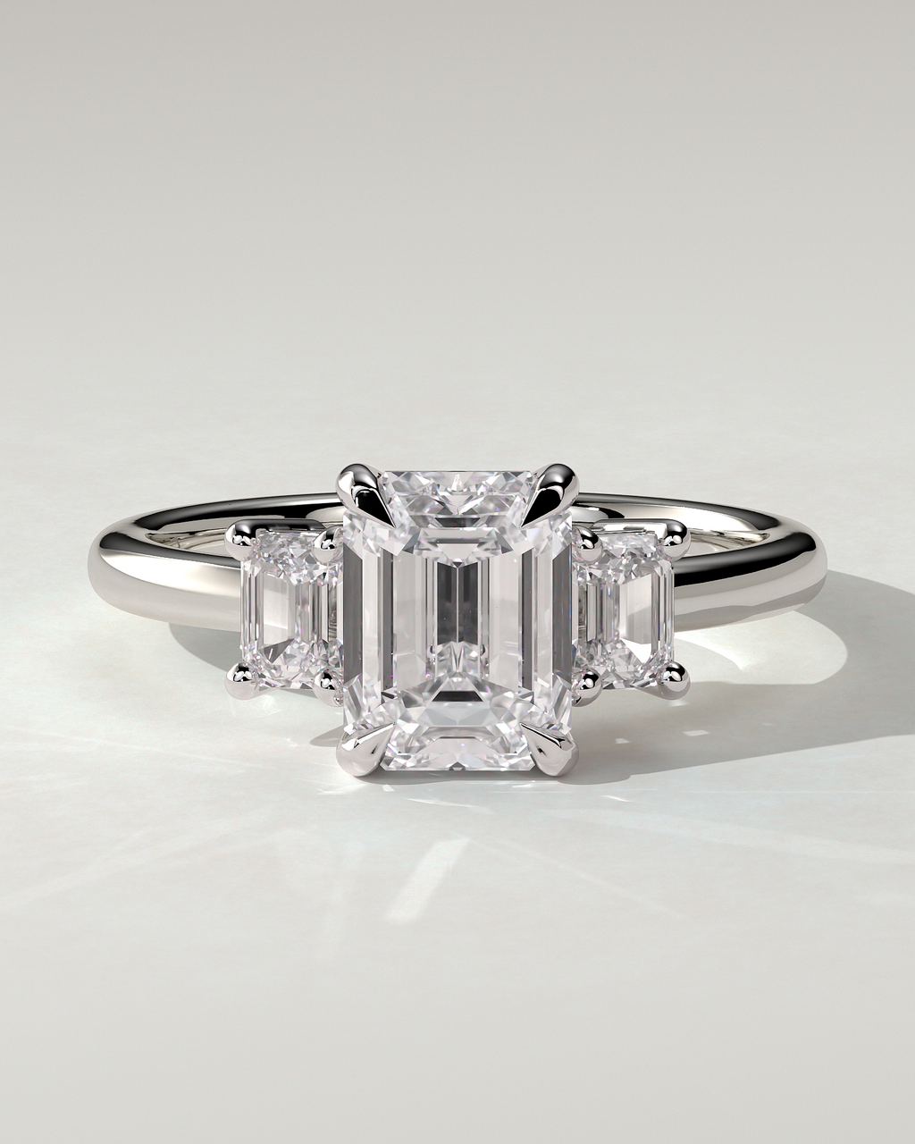 Silvana Trilogy Emerald Ring