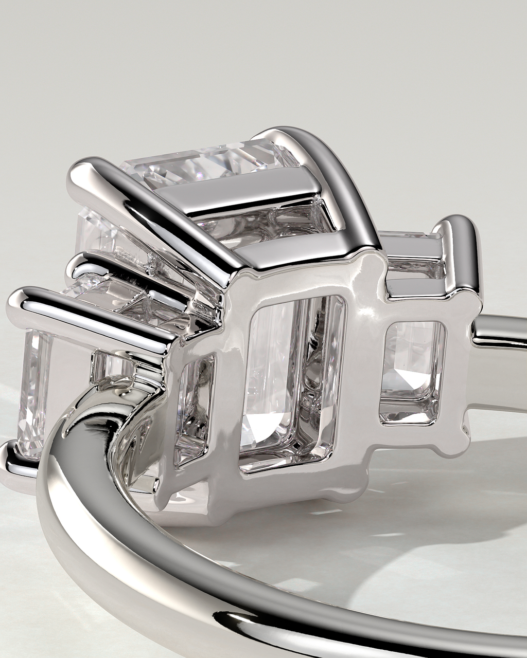 Silvana Trilogy Emerald Ring