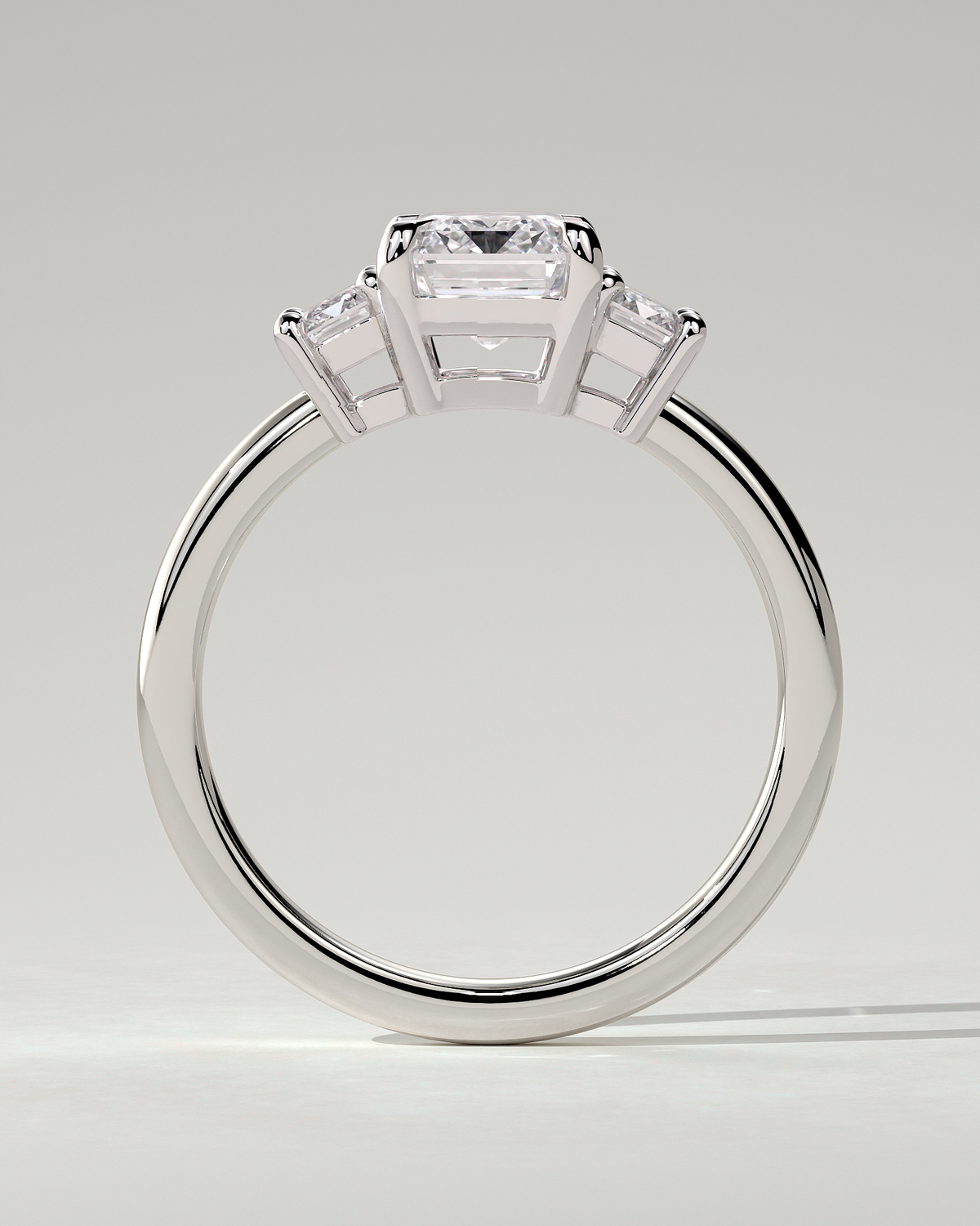 Silvana Trilogy Emerald Ring