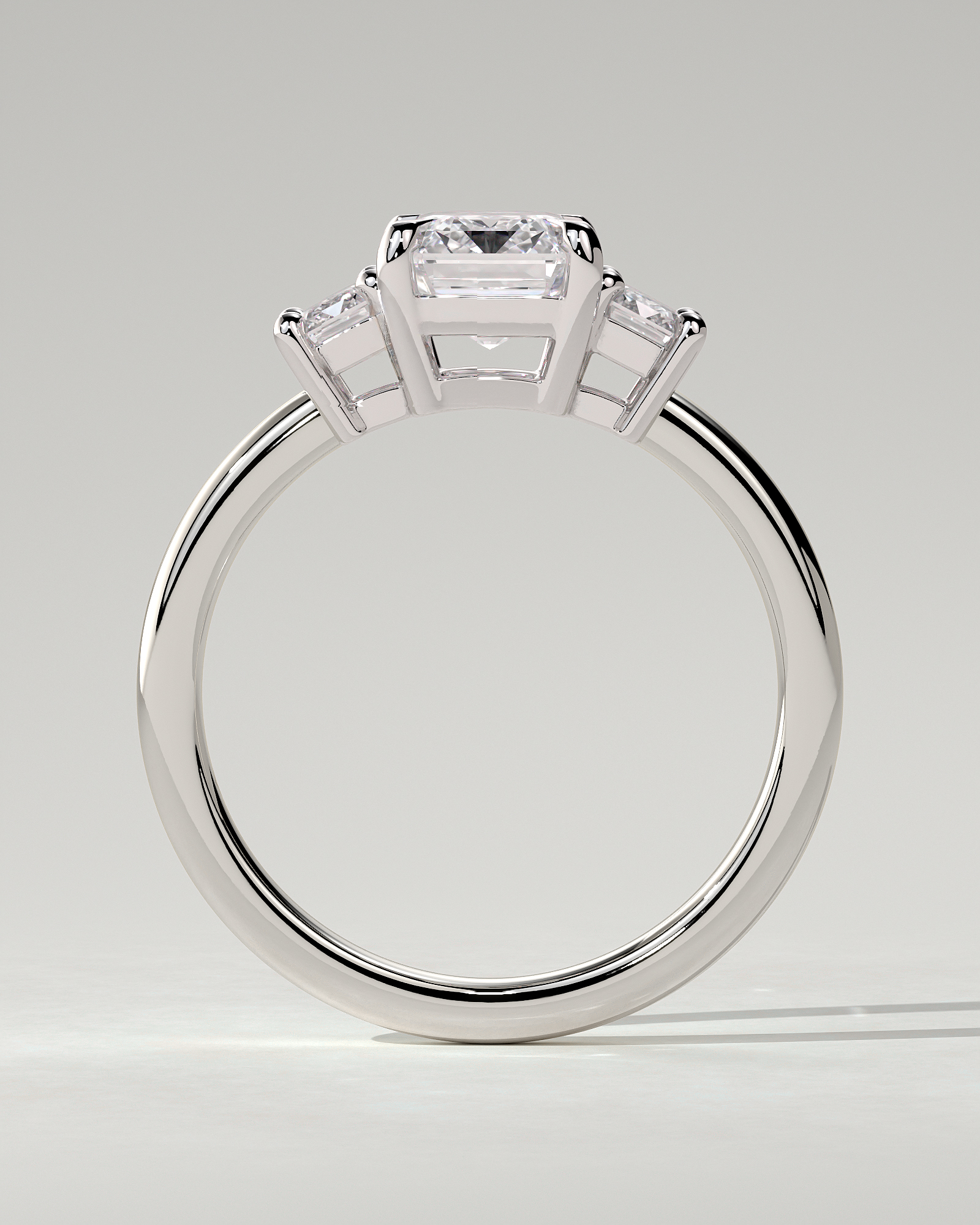 Silvana Trilogy Emerald Ring