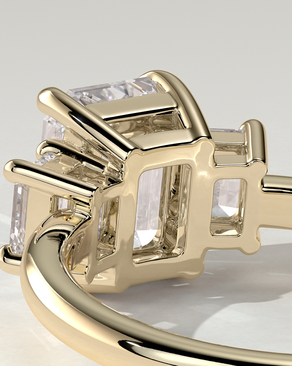 Silvana Trilogy Emerald Ring