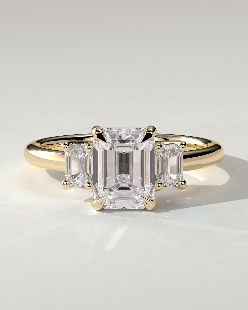 Silvana Trilogy Emerald Ring