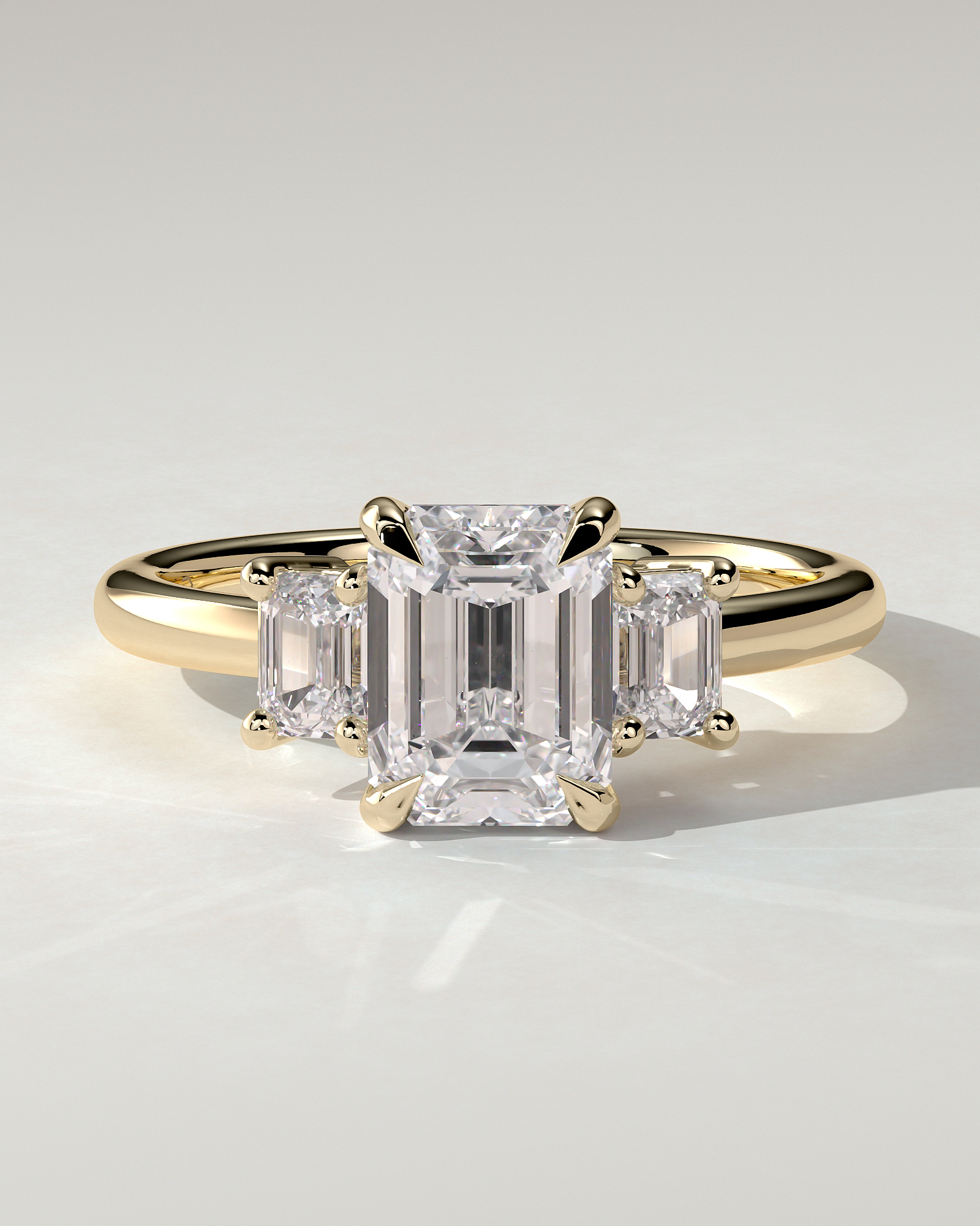 Silvana Trilogy Emerald Ring