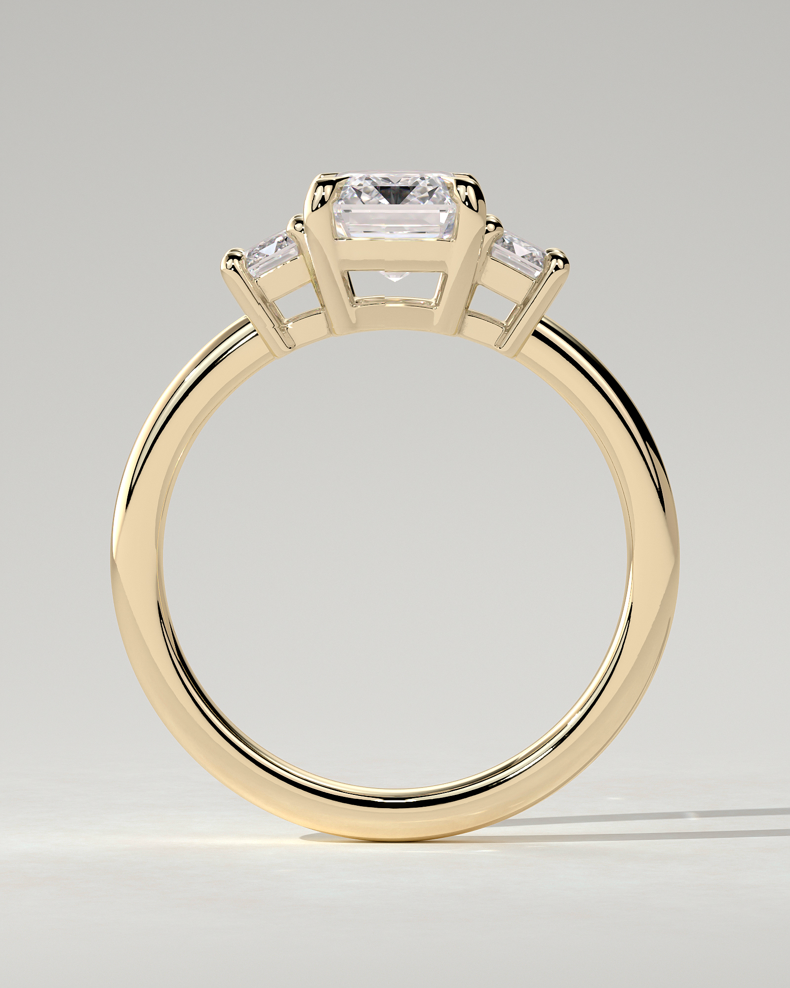 Silvana Trilogy Emerald Ring
