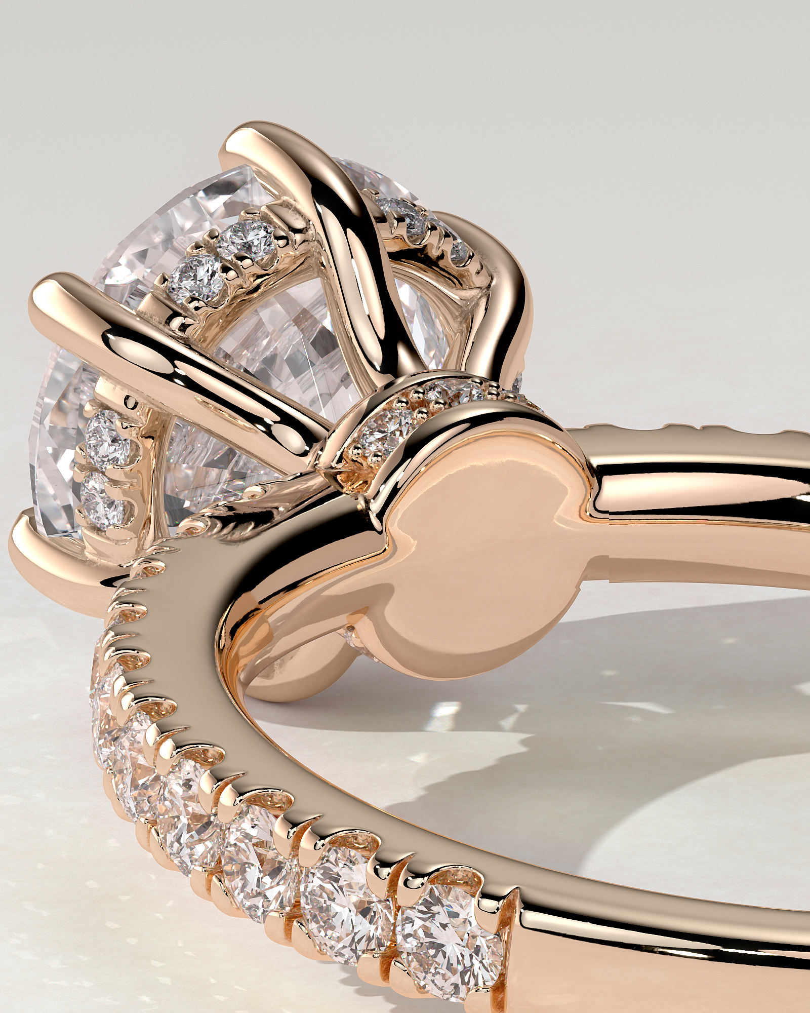 Siobhan Solitaire Round Ring