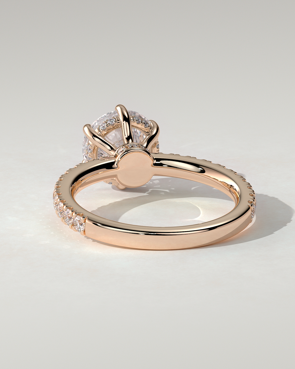 Siobhan Solitaire Round Ring