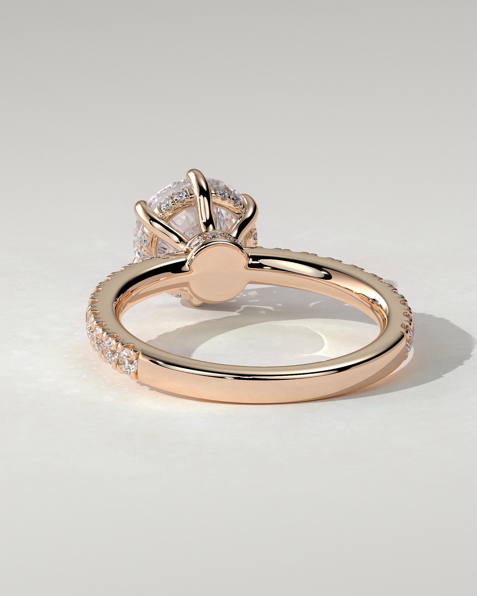 Siobhan Solitaire Round Ring