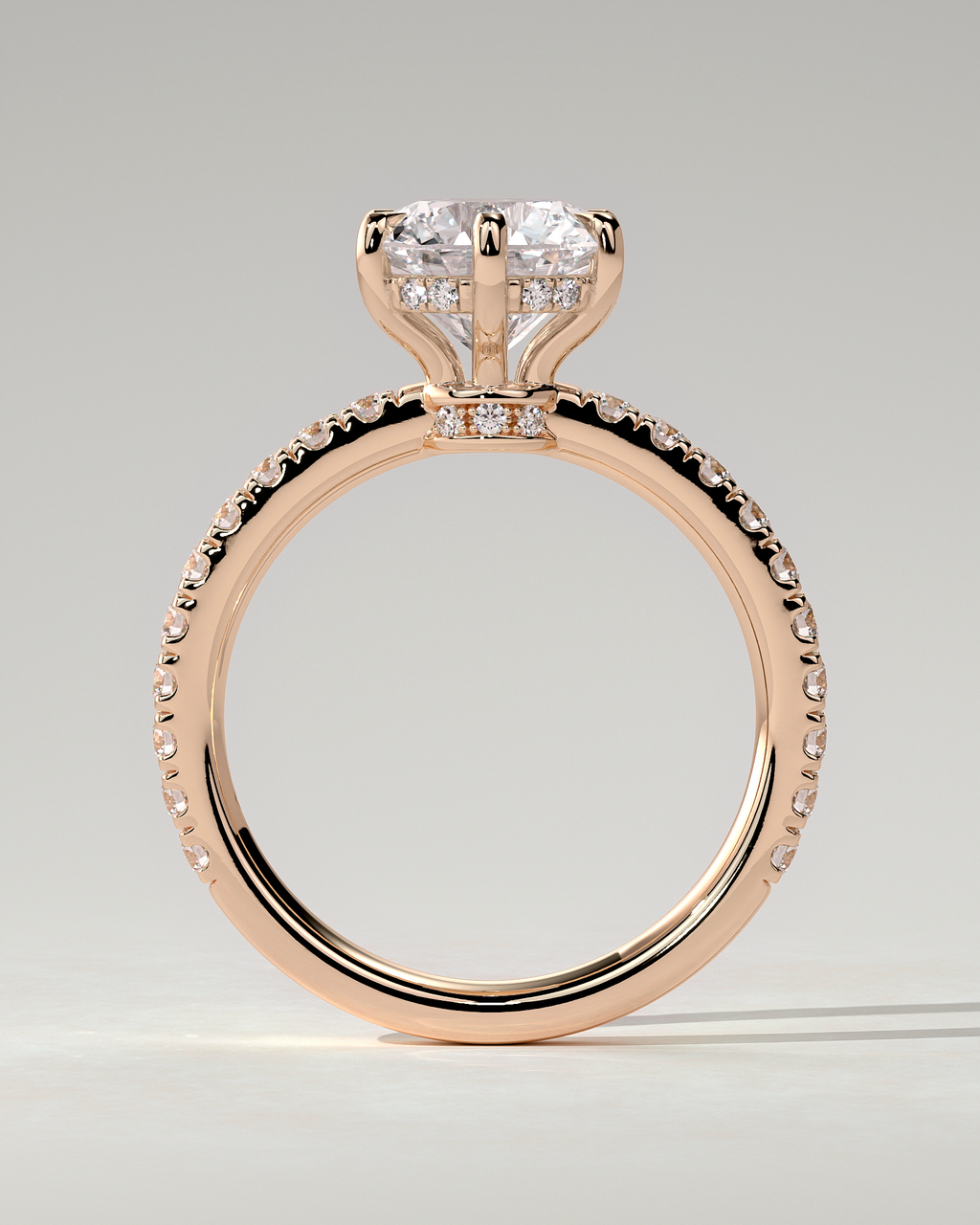 Siobhan Solitaire Round Ring