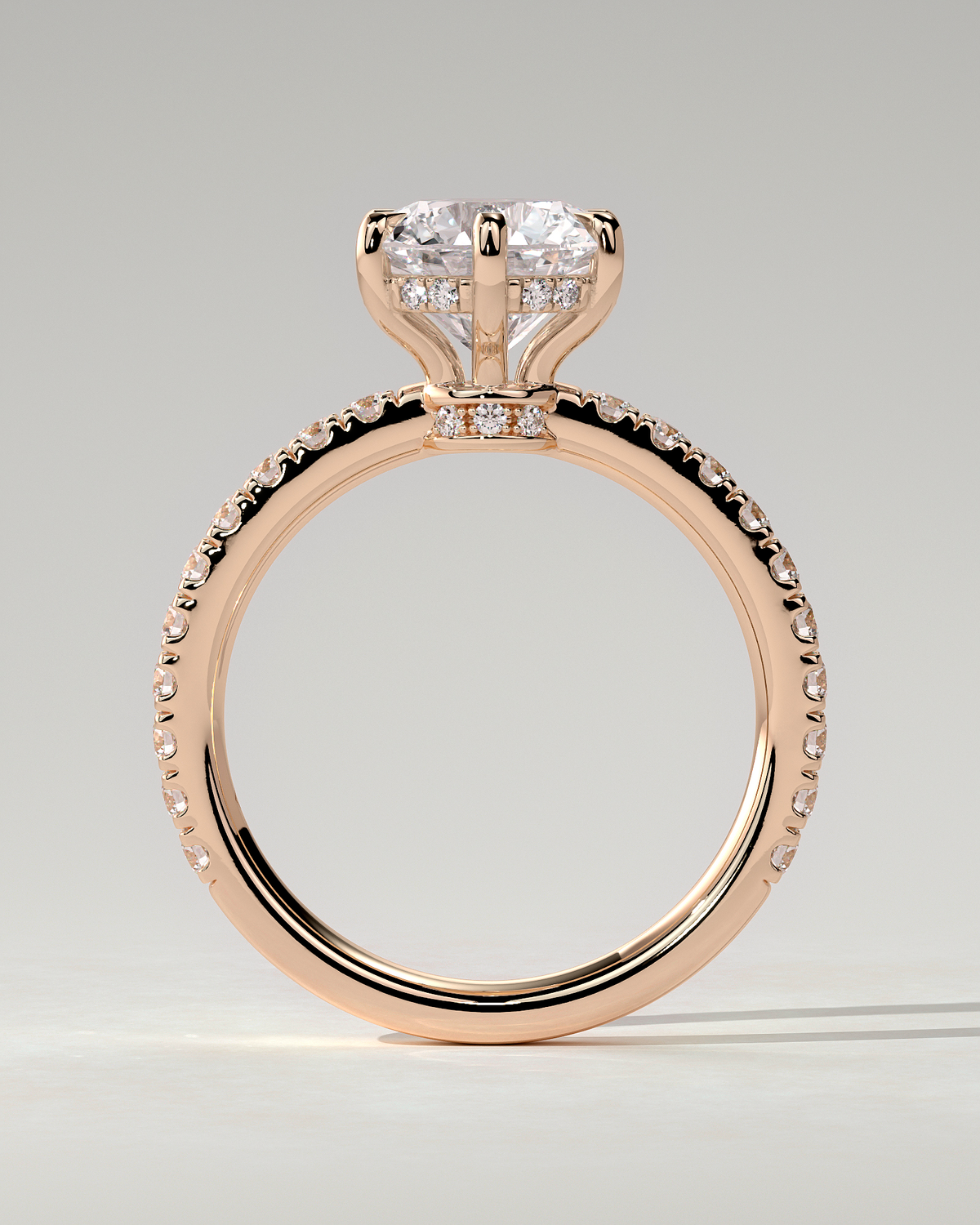 Siobhan Solitaire Round Ring