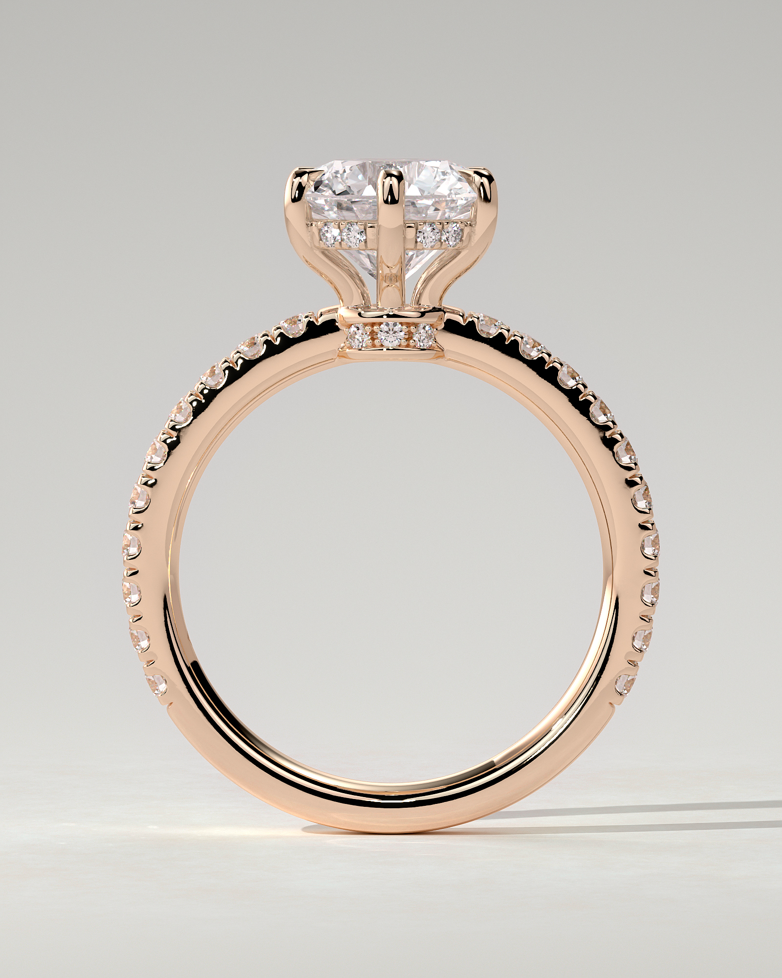 Siobhan Solitaire Round Ring