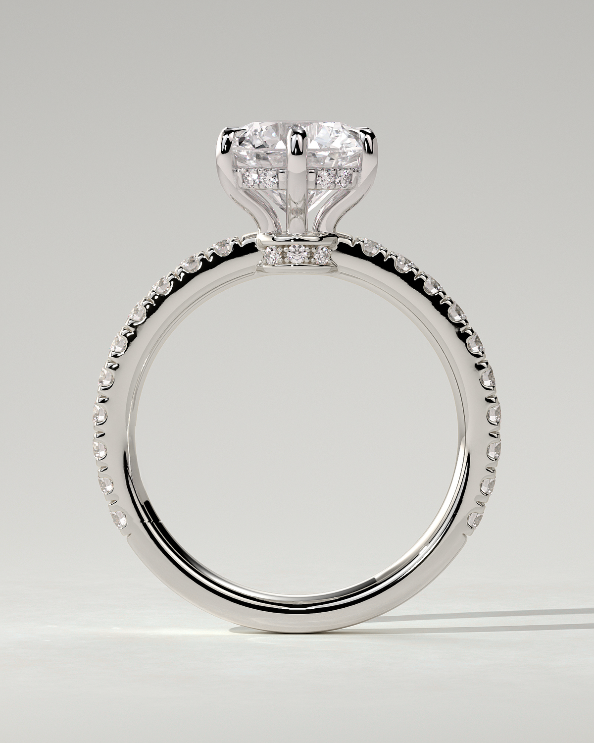 Siobhan Solitaire Round Ring