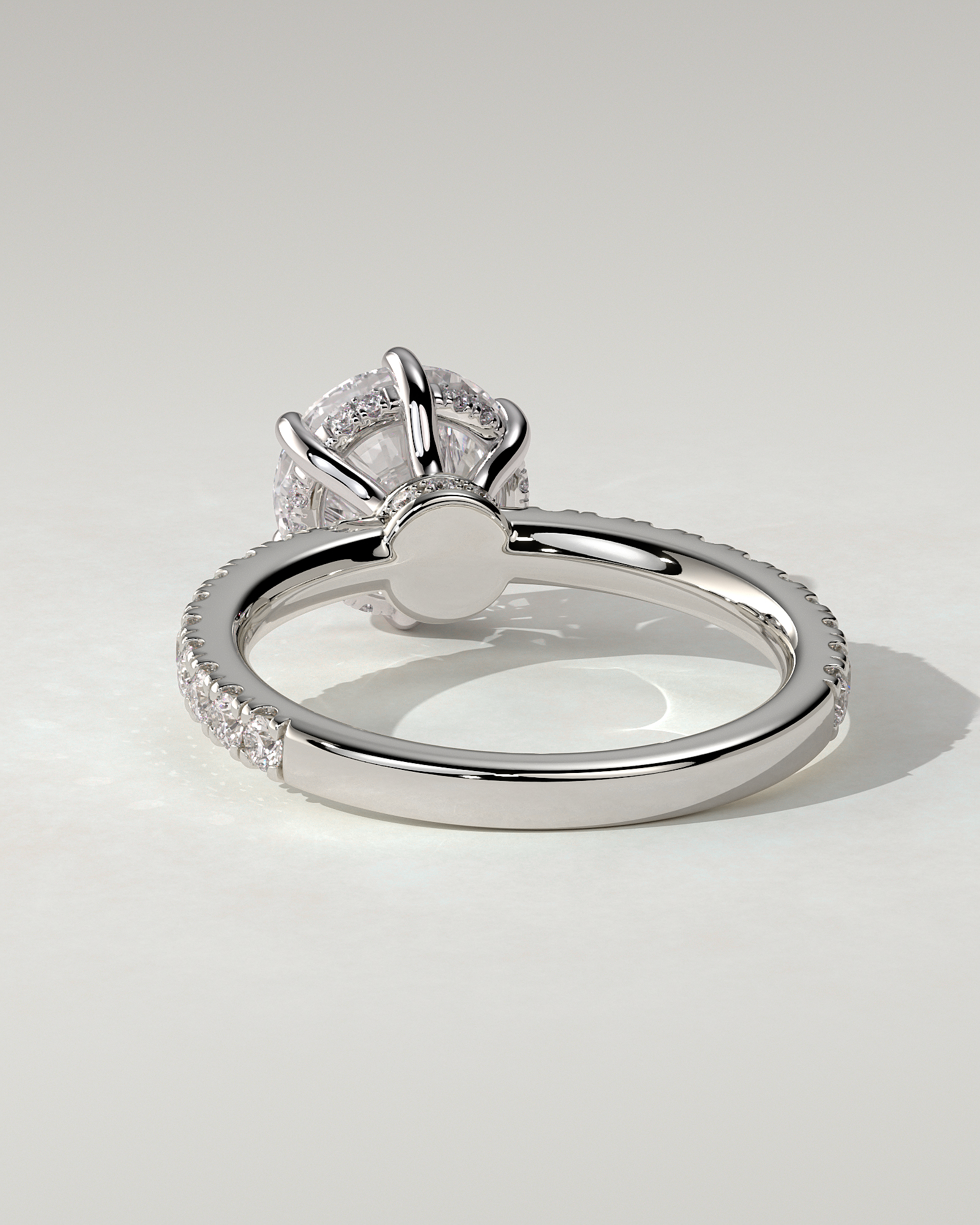 Siobhan Solitaire Round Ring