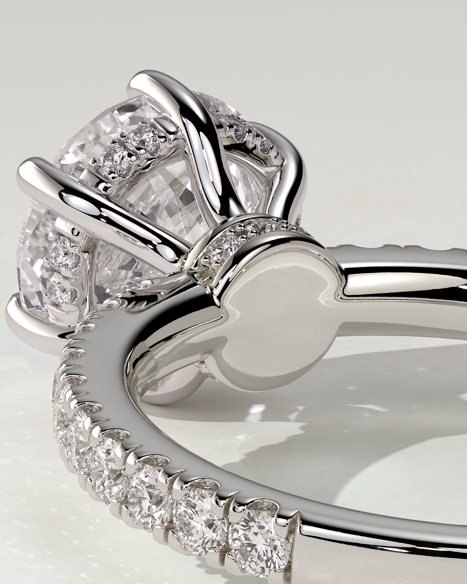 Siobhan Solitaire Round Ring