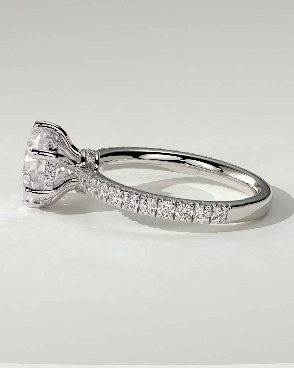 Siobhan Solitaire Round Ring