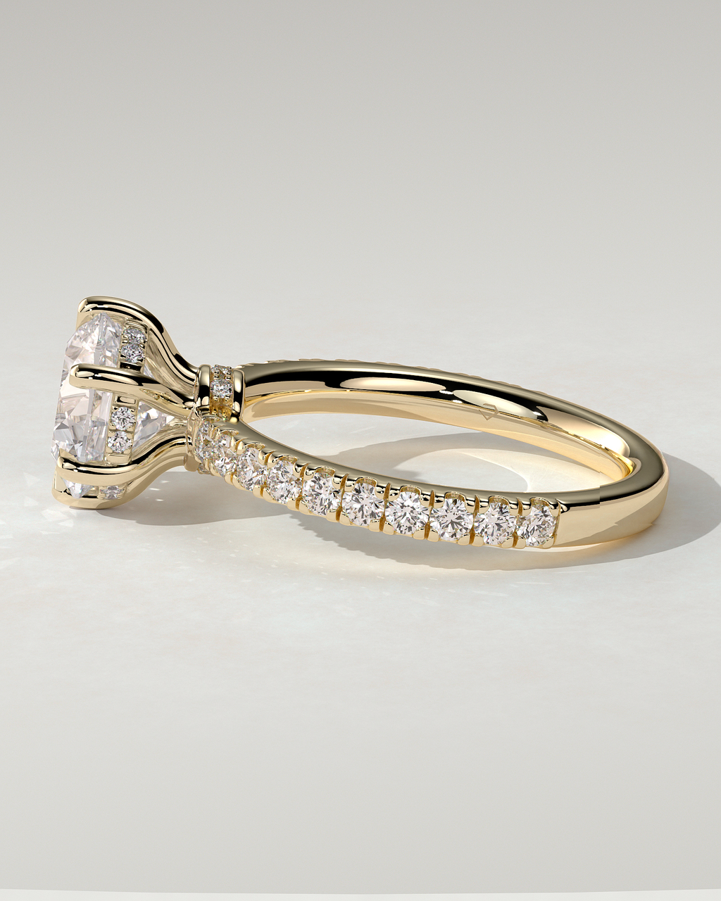 Siobhan Solitaire Round Ring
