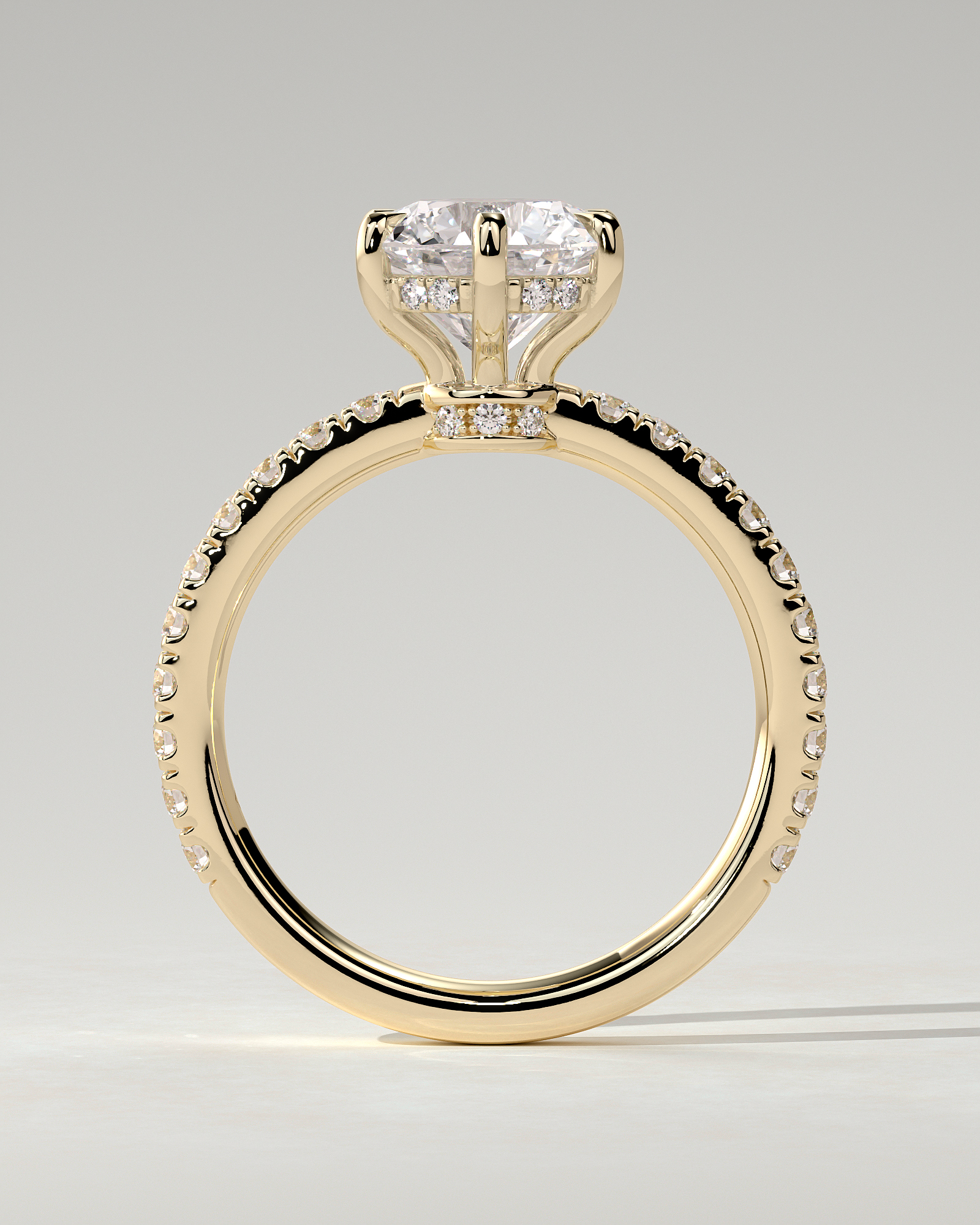 Siobhan Solitaire Round Ring