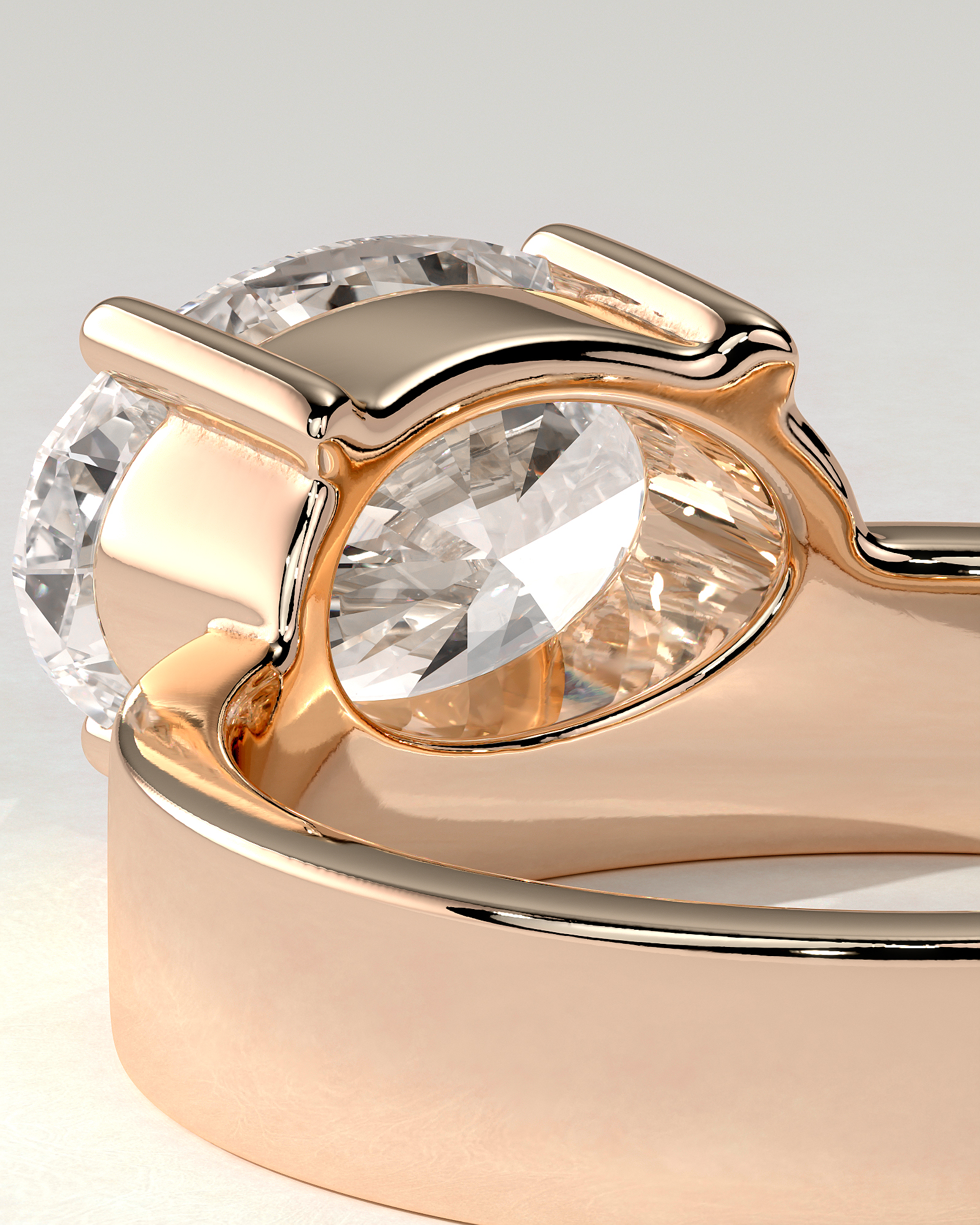 Soraya East-West Round Ring