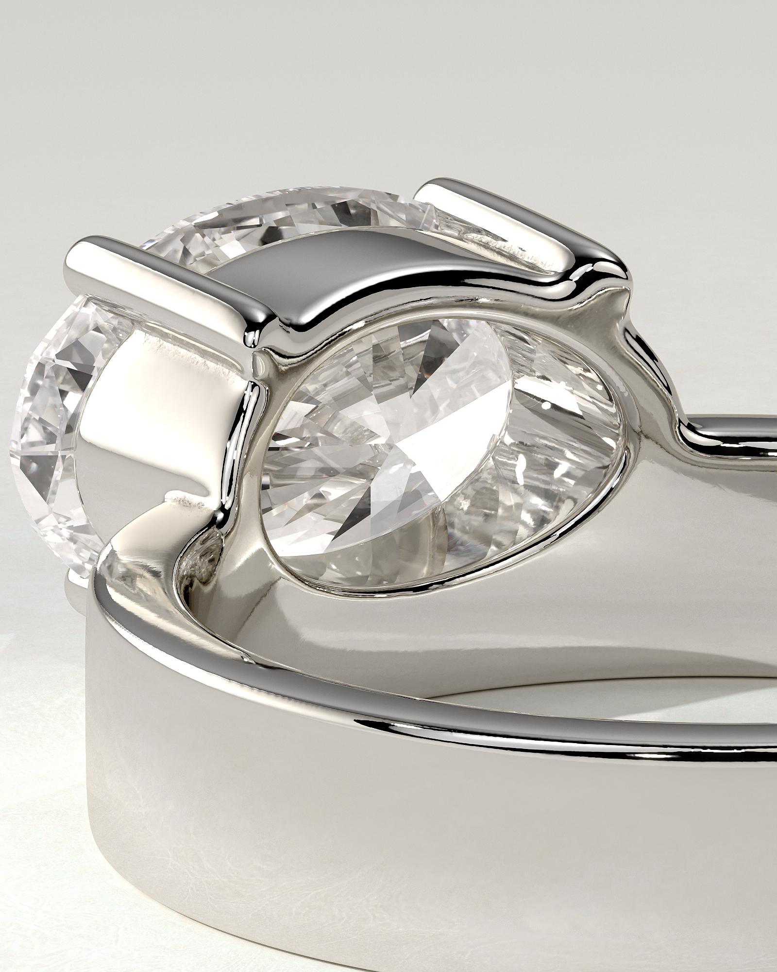 Soraya East-West Round Ring