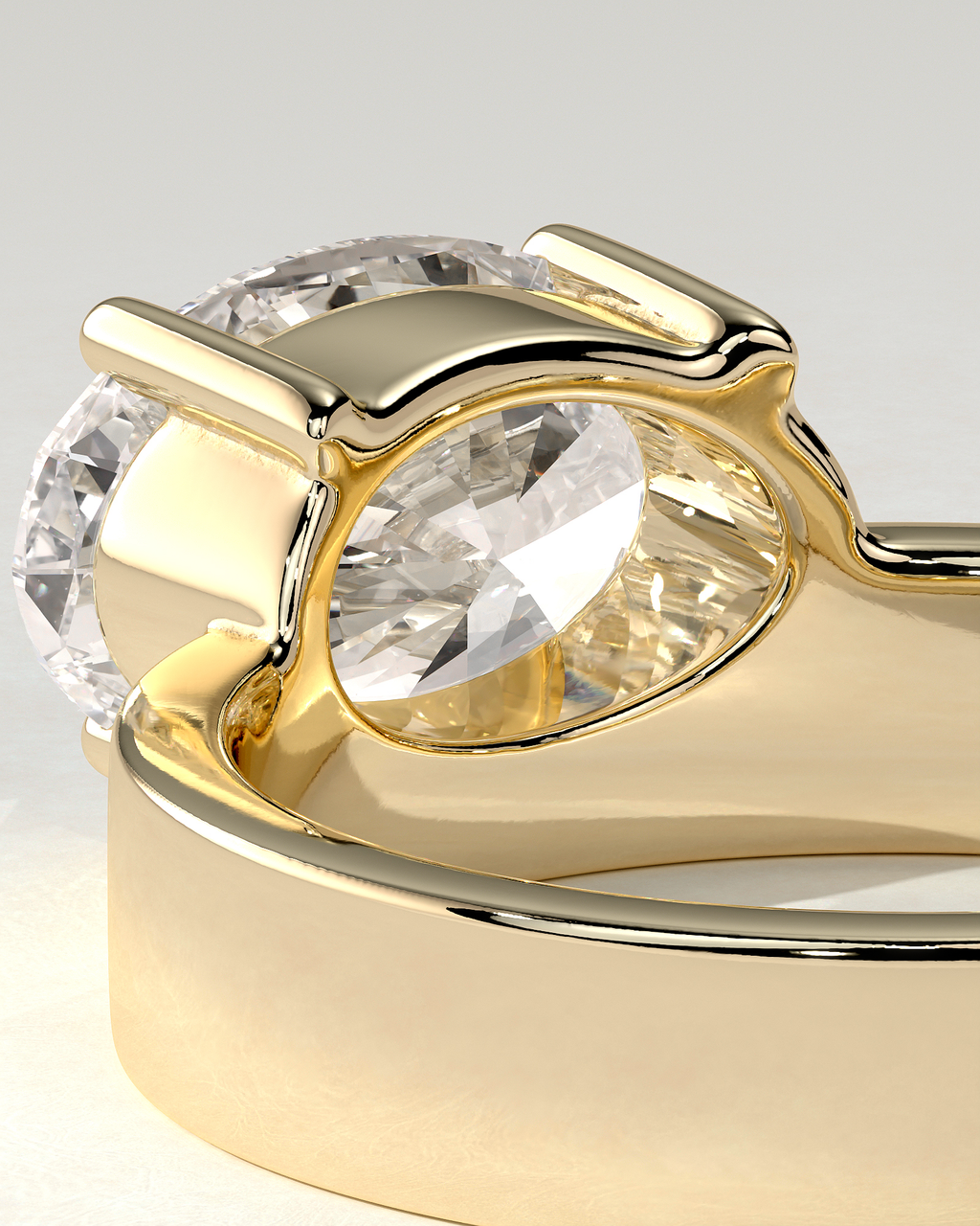 Soraya East-West Round Ring