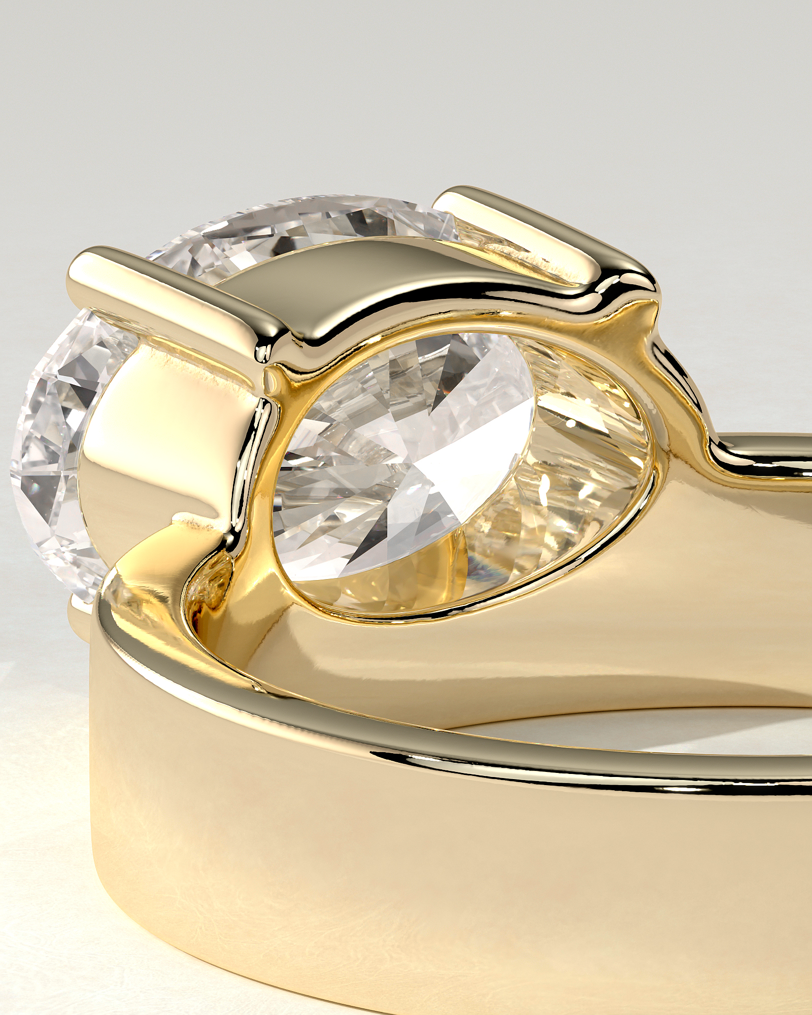 Soraya East-West Round Ring