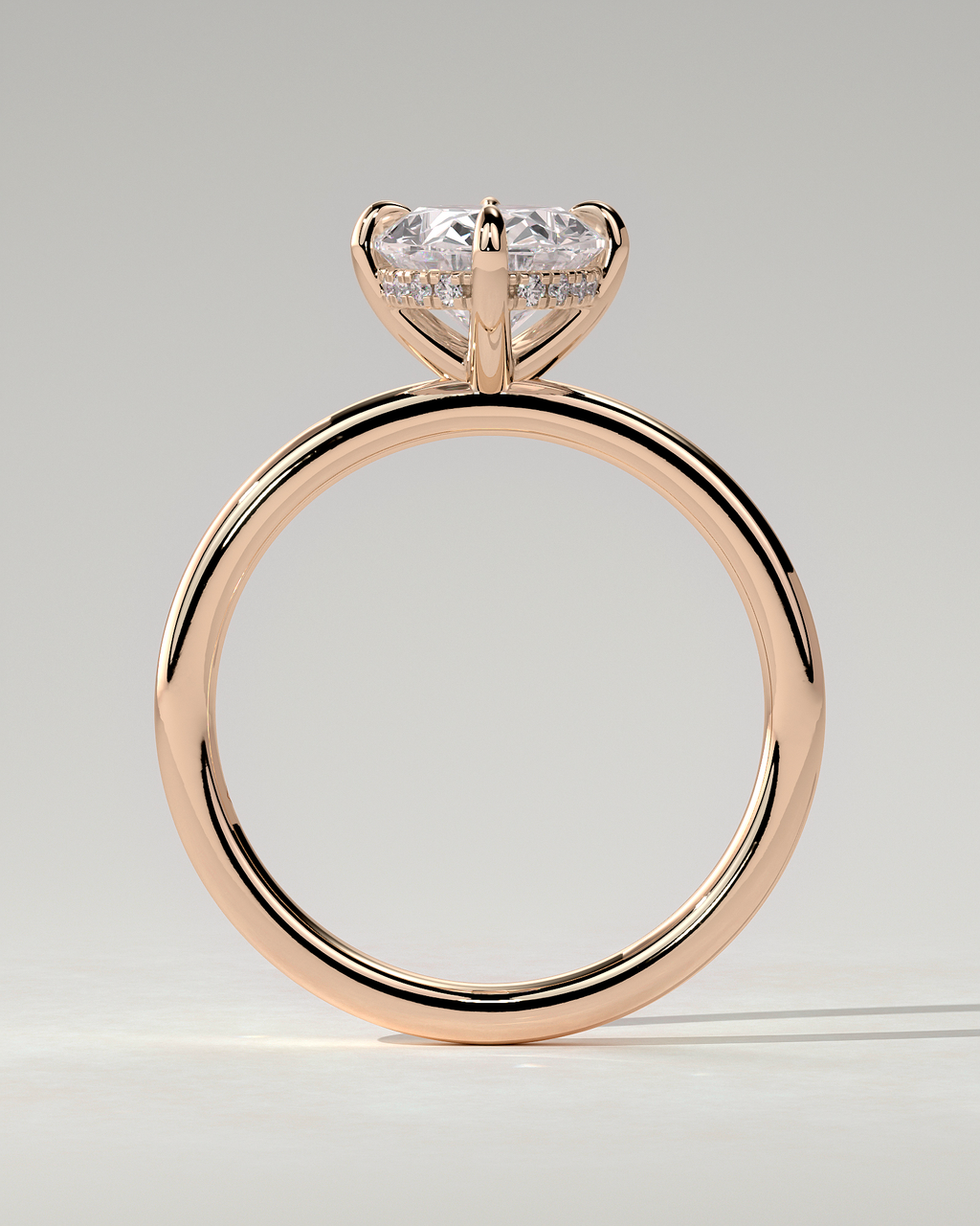 Spencer Solitaire Oval Ring