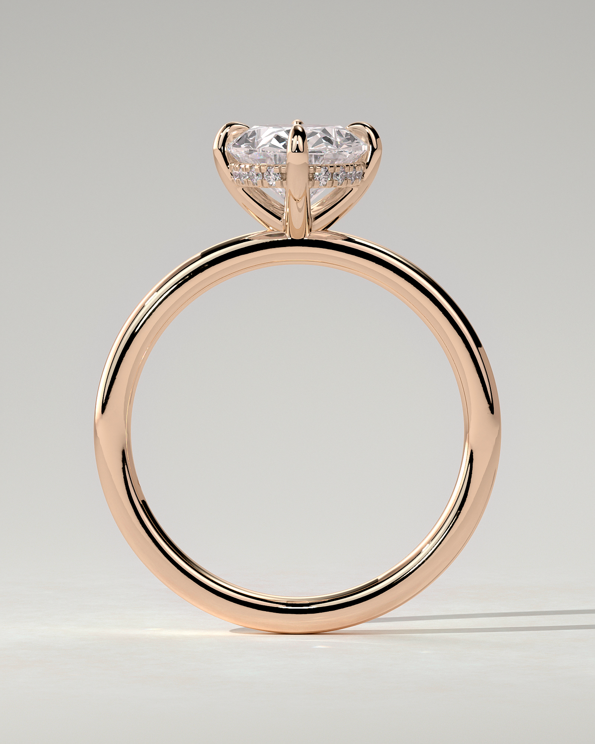 Spencer Solitaire Oval Ring