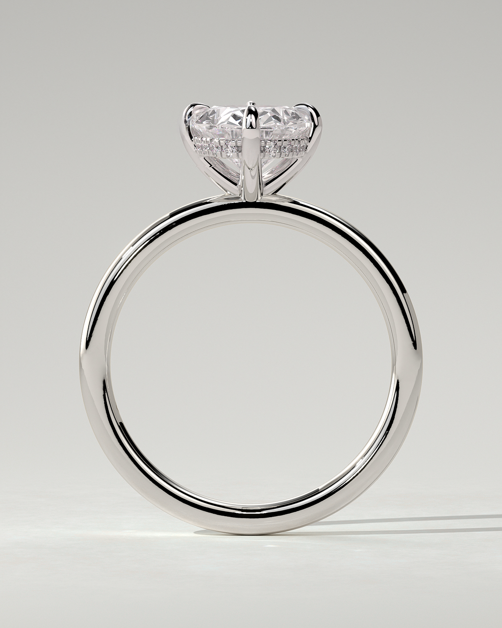 Spencer Solitaire Oval Ring
