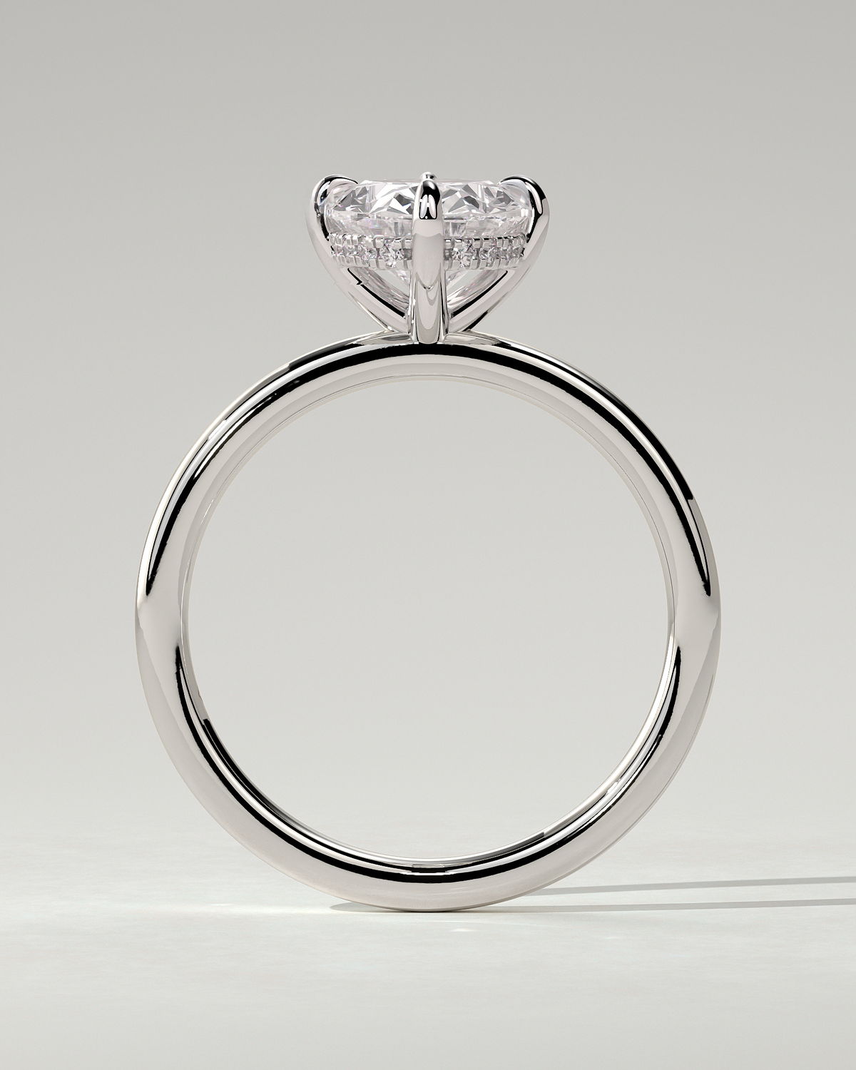 Spencer Solitaire Oval Ring