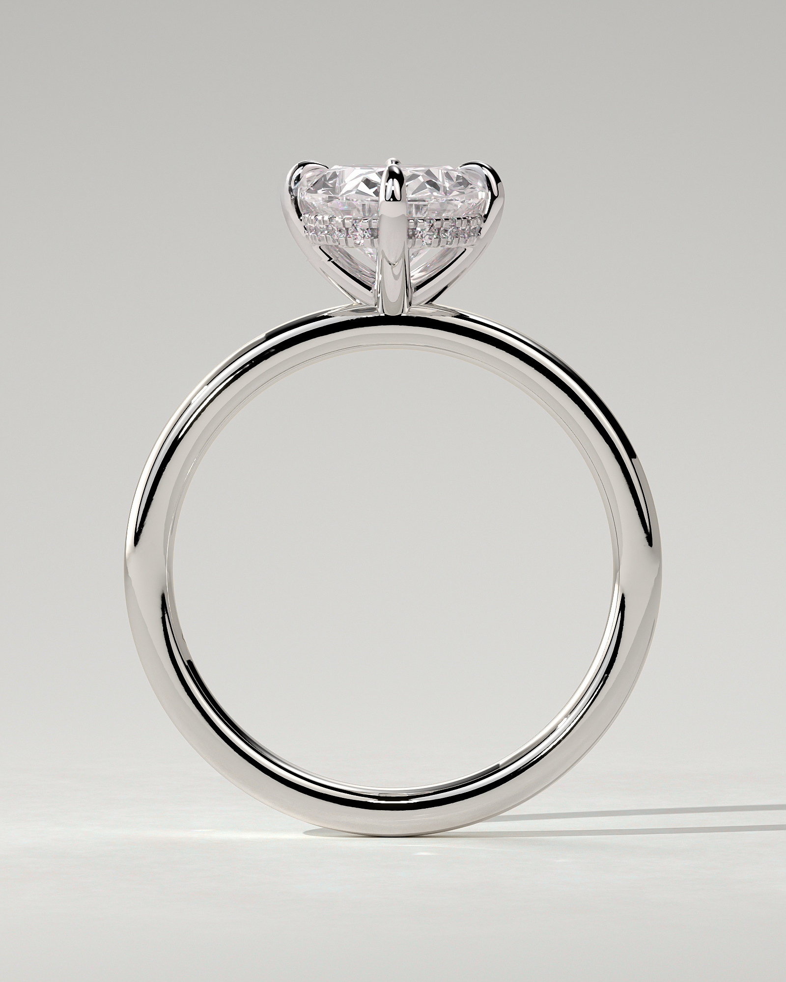 Spencer Solitaire Oval Ring