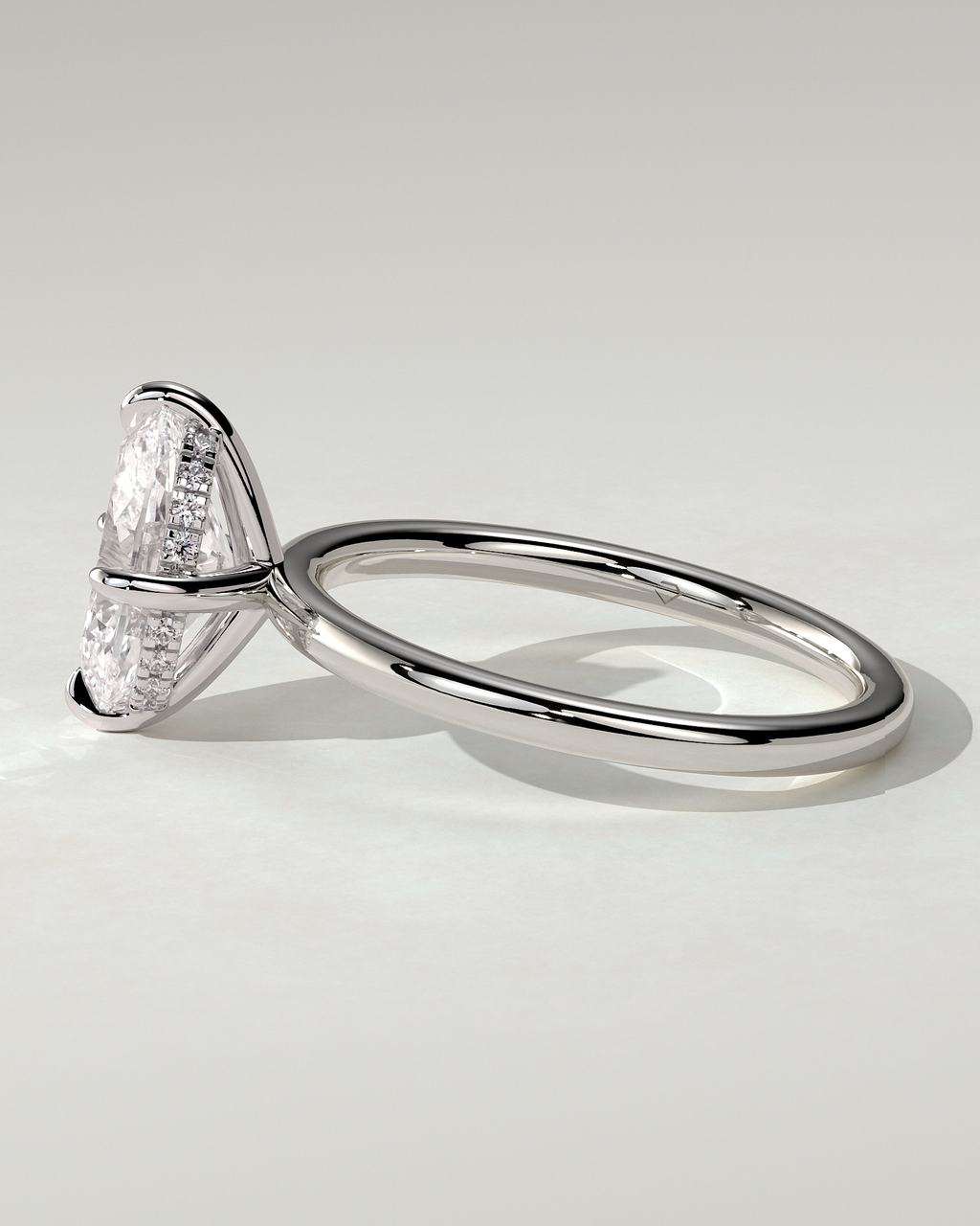 Spencer Solitaire Oval Ring