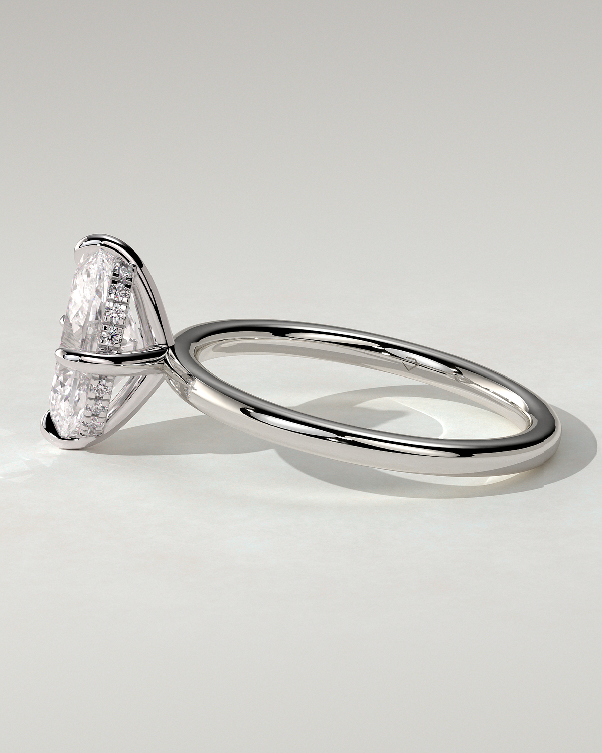 Spencer Solitaire Oval Ring