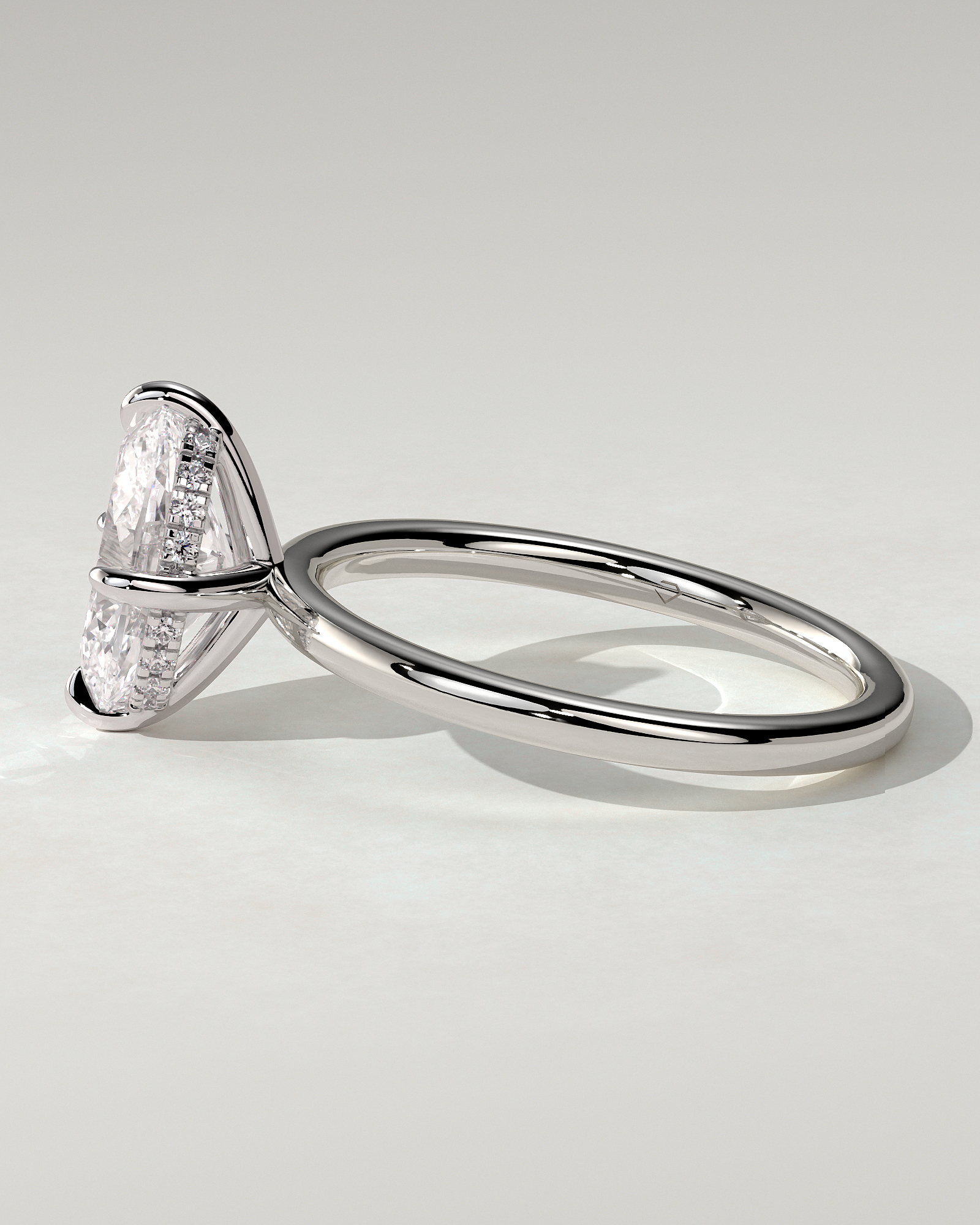 Spencer Solitaire Oval Ring