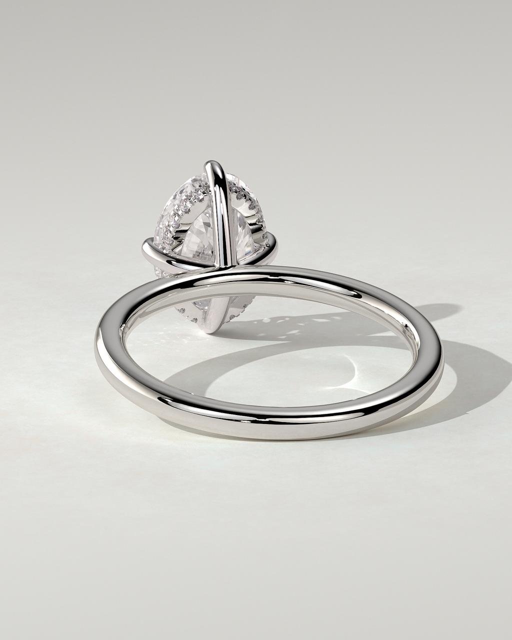 Spencer Solitaire Oval Ring