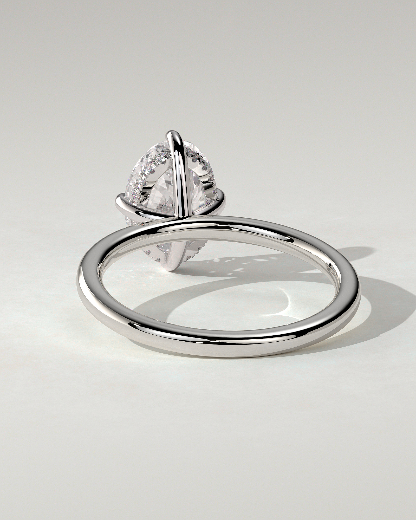 Spencer Solitaire Oval Ring