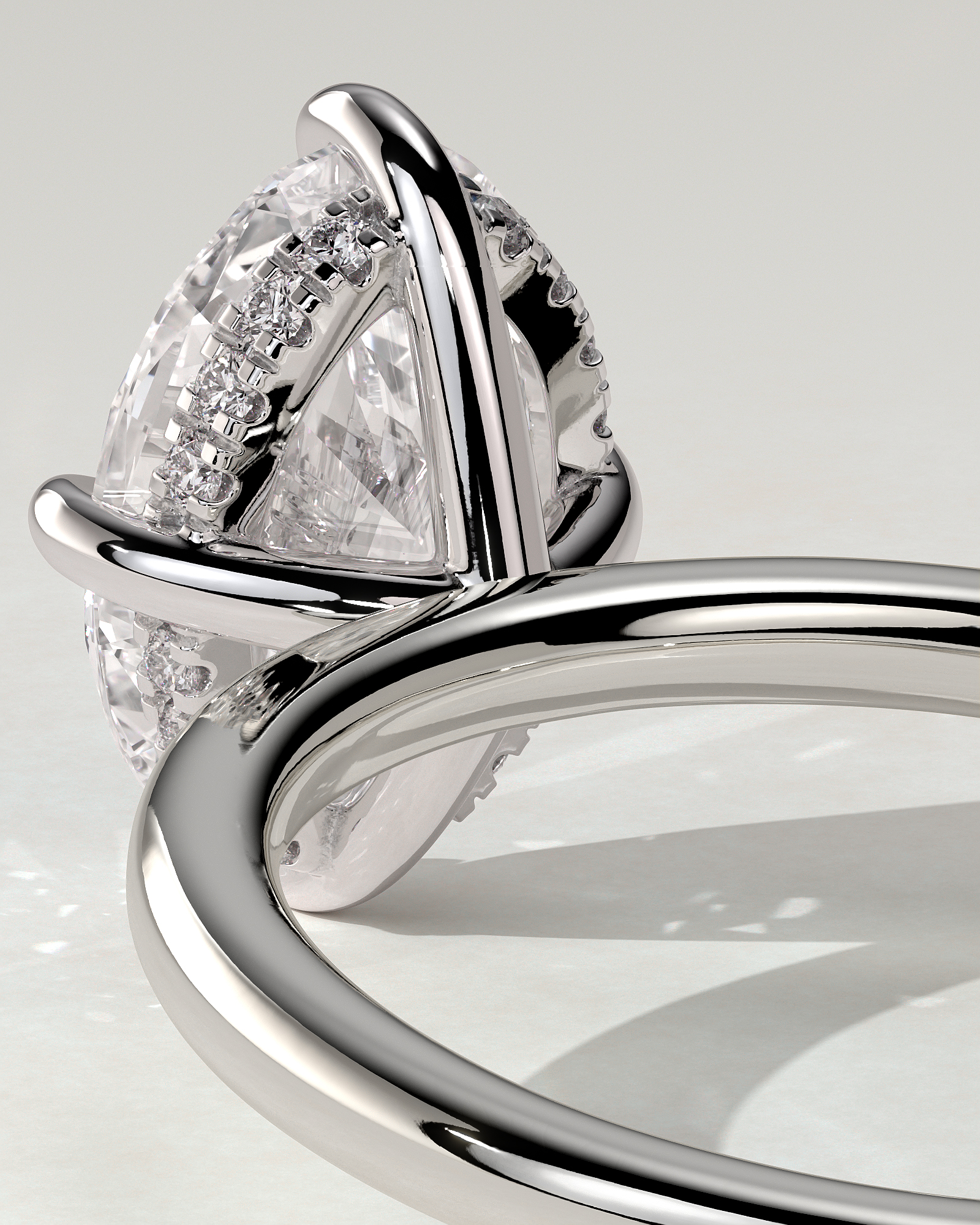 Spencer Solitaire Oval Ring