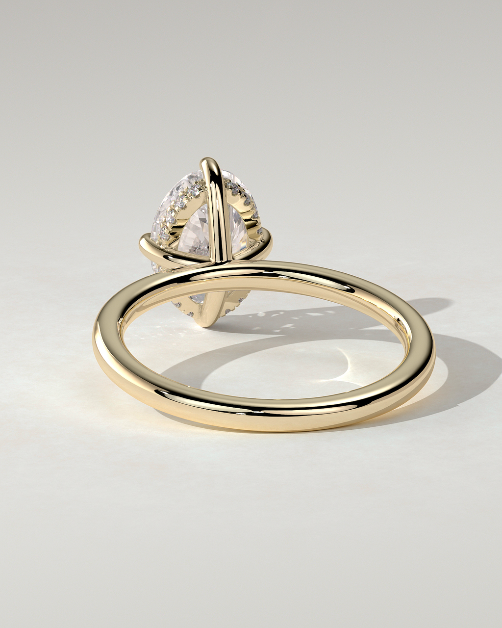 Spencer Solitaire Oval Ring