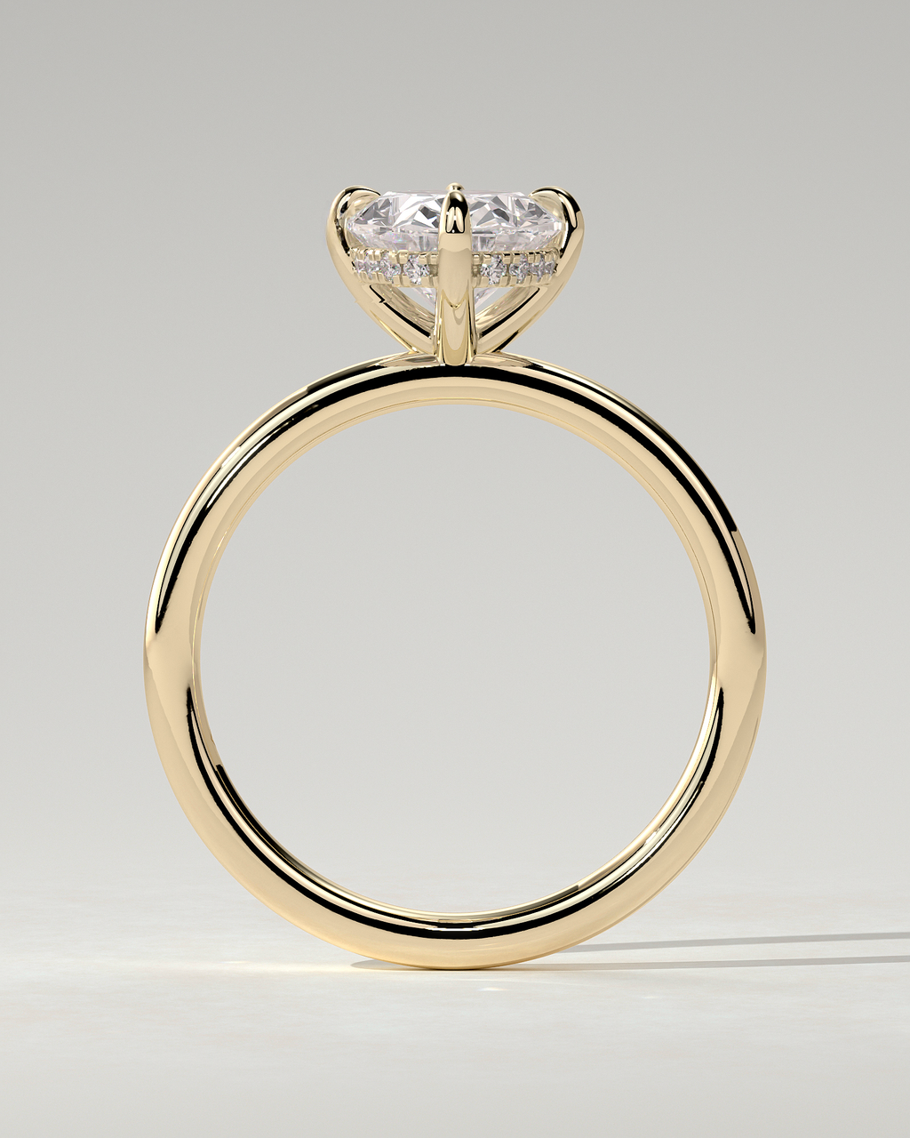 Spencer Solitaire Oval Ring