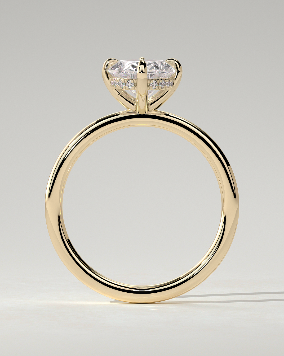 Spencer Solitaire Oval Ring