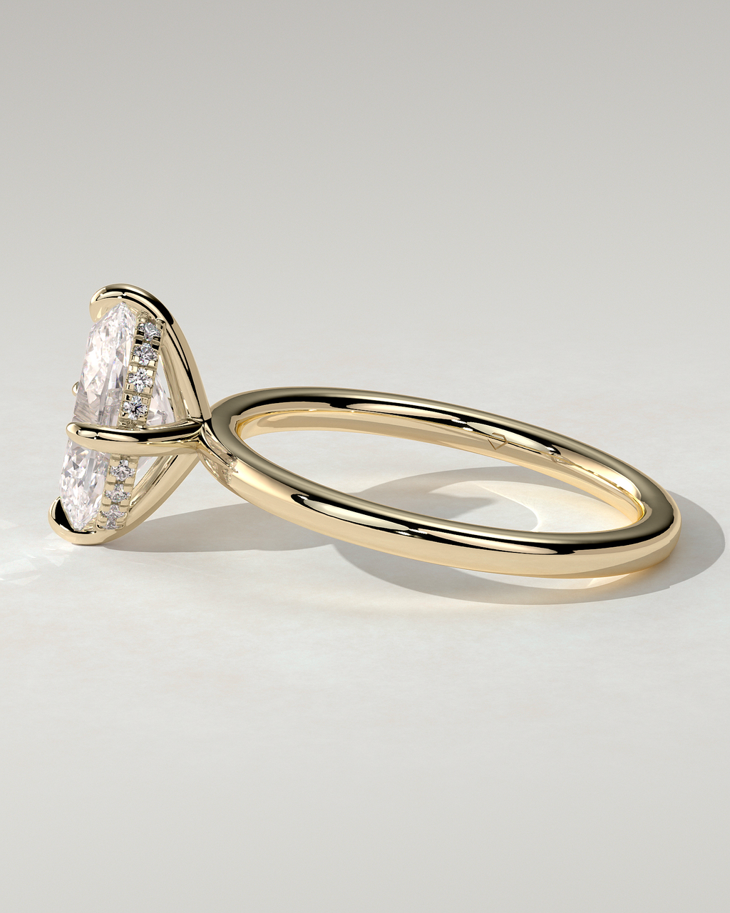 Spencer Solitaire Oval Ring