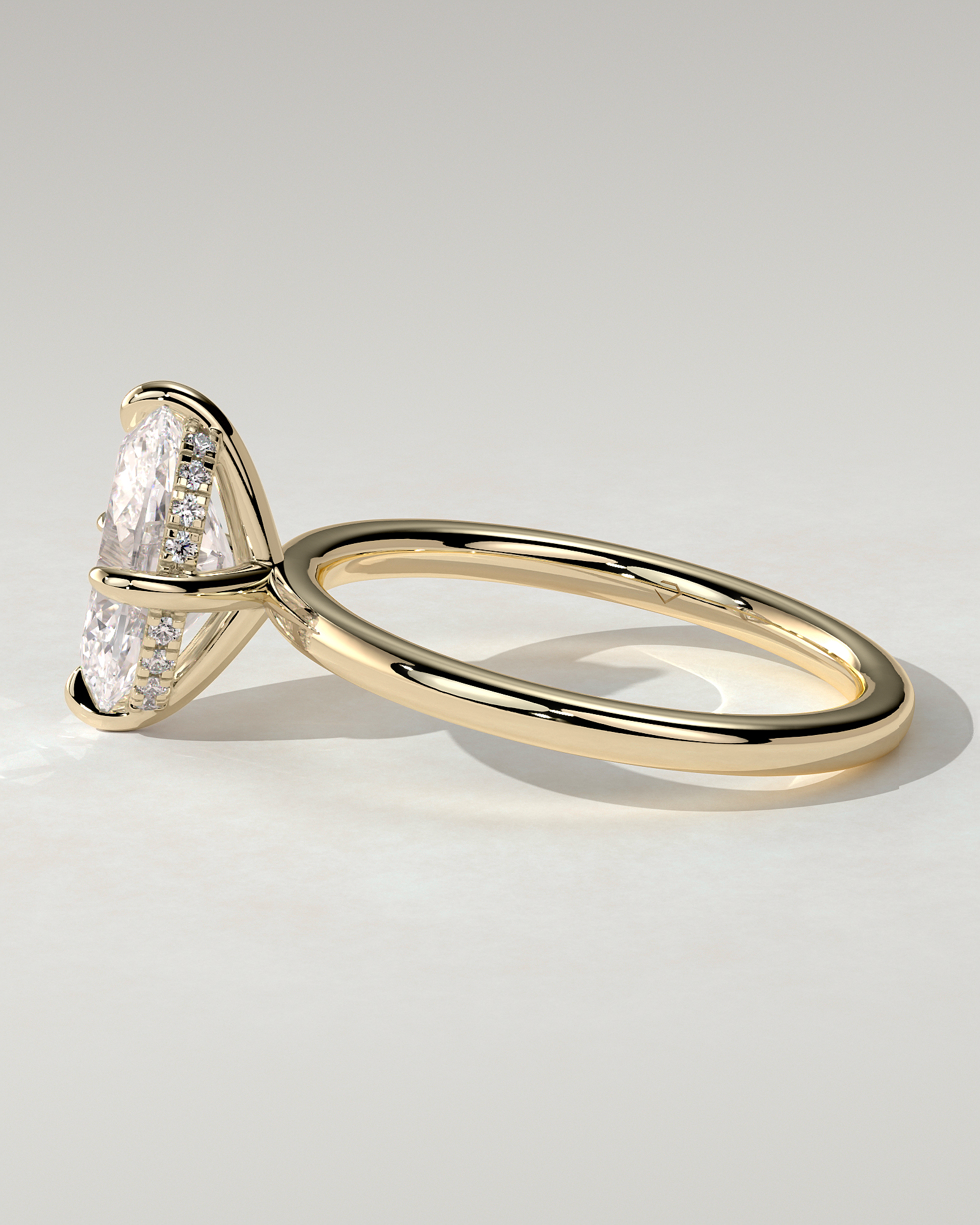 Spencer Solitaire Oval Ring