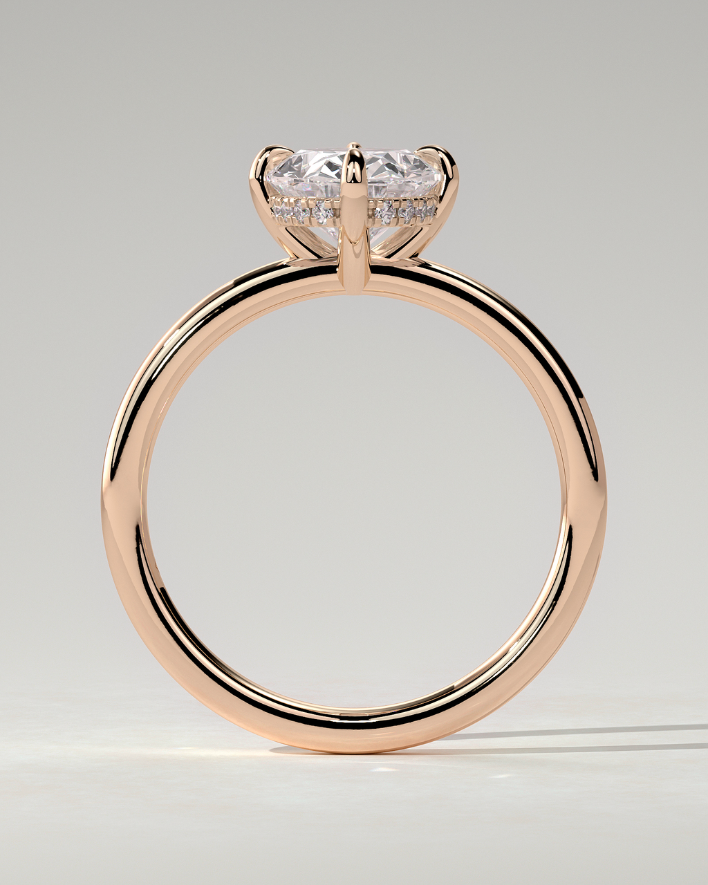 Spencer Solitaire Oval Ring