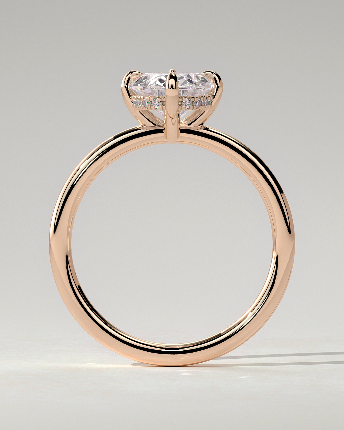 Spencer Solitaire Oval Ring