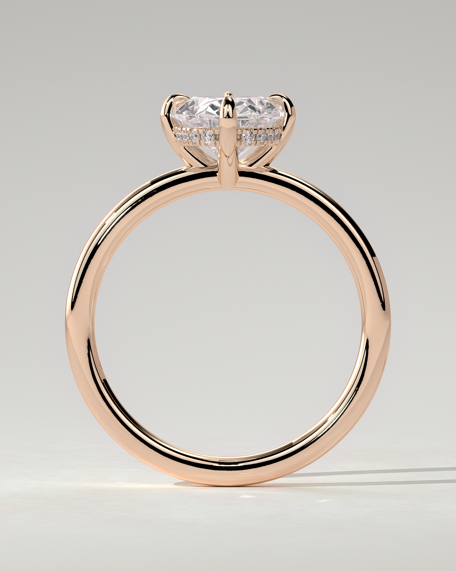 Spencer Solitaire Oval Ring