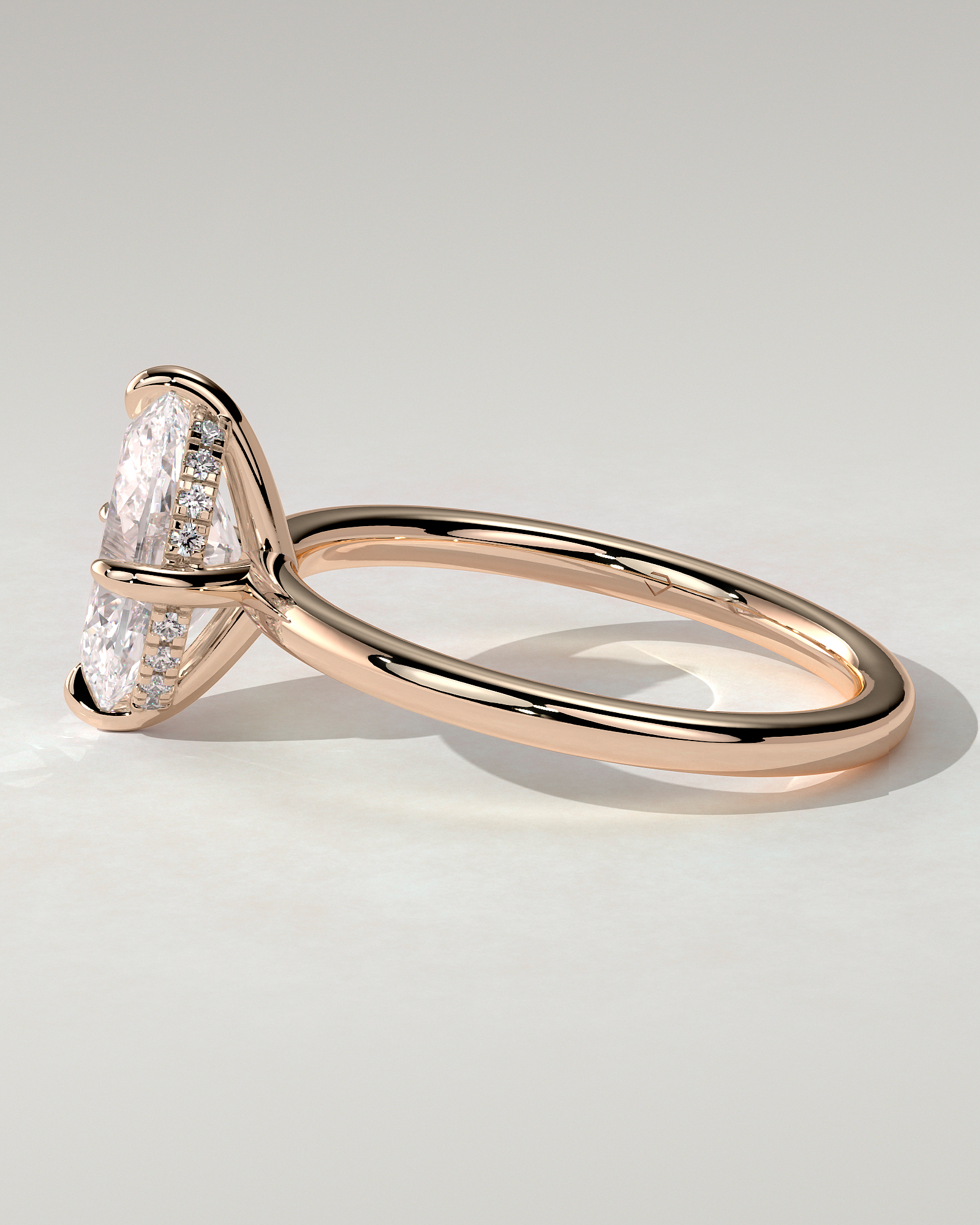 Spencer Solitaire Oval Ring