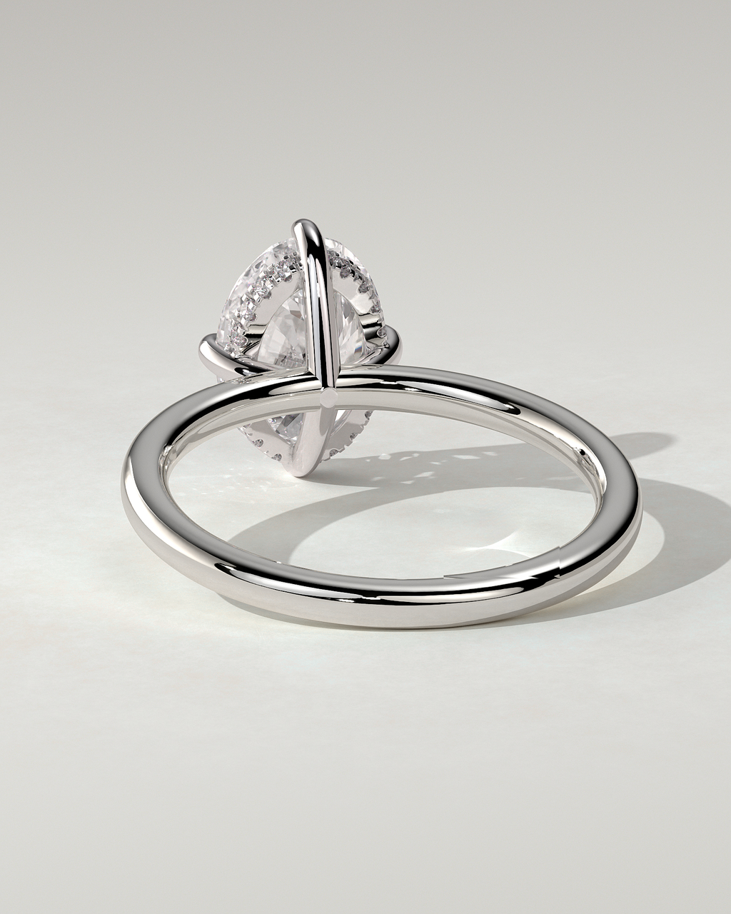 Spencer Solitaire Oval Ring