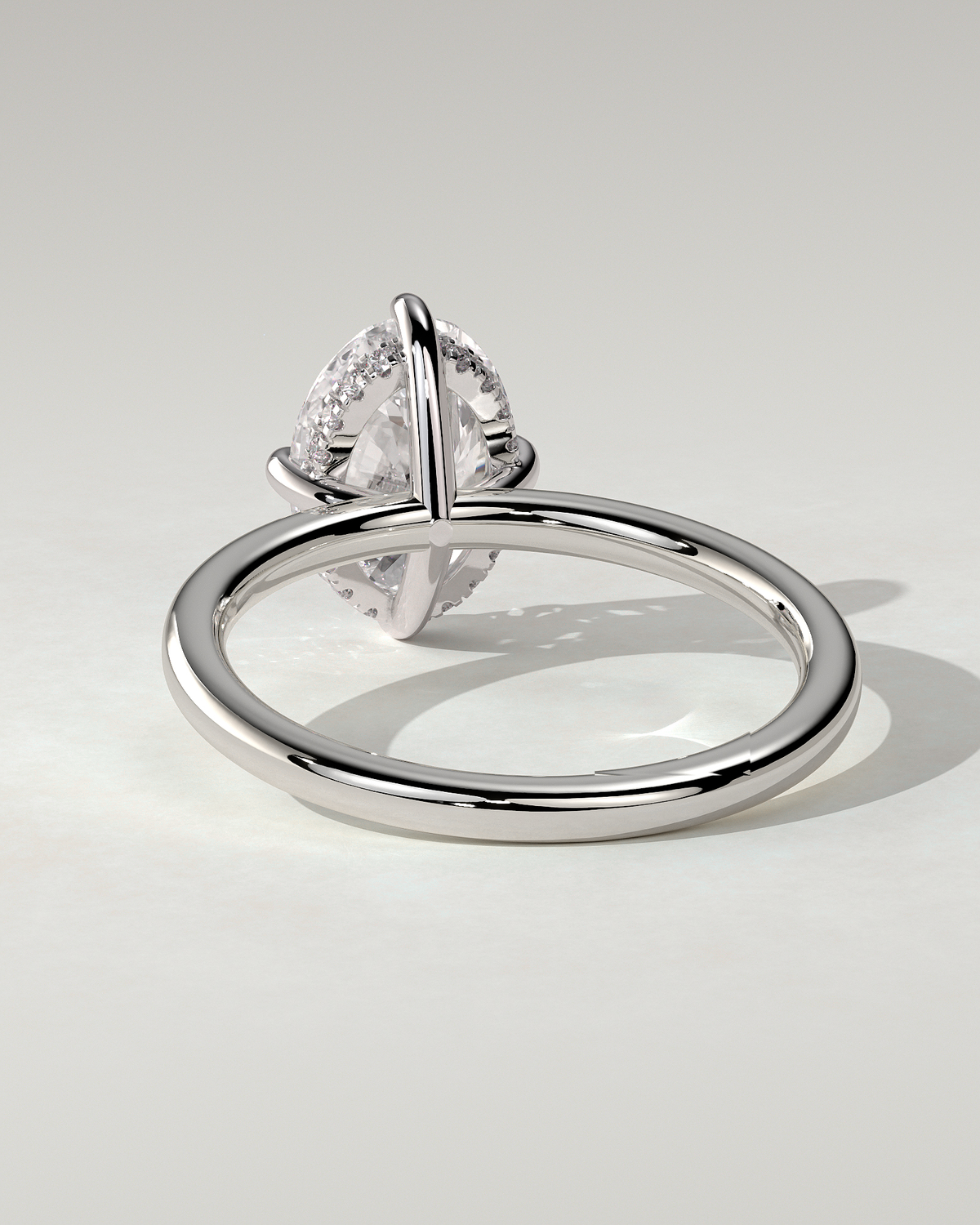 Spencer Solitaire Oval Ring