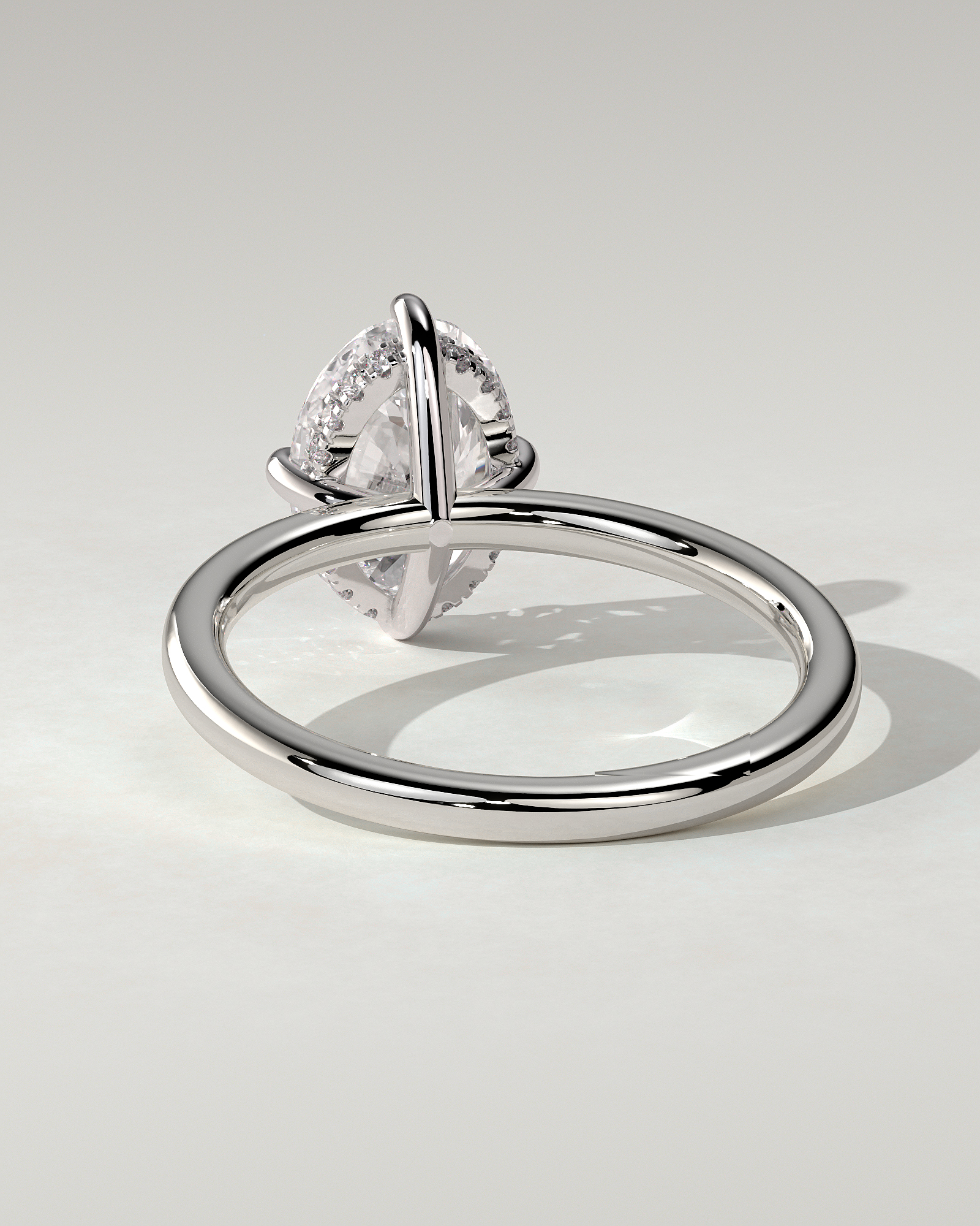 Spencer Solitaire Oval Ring