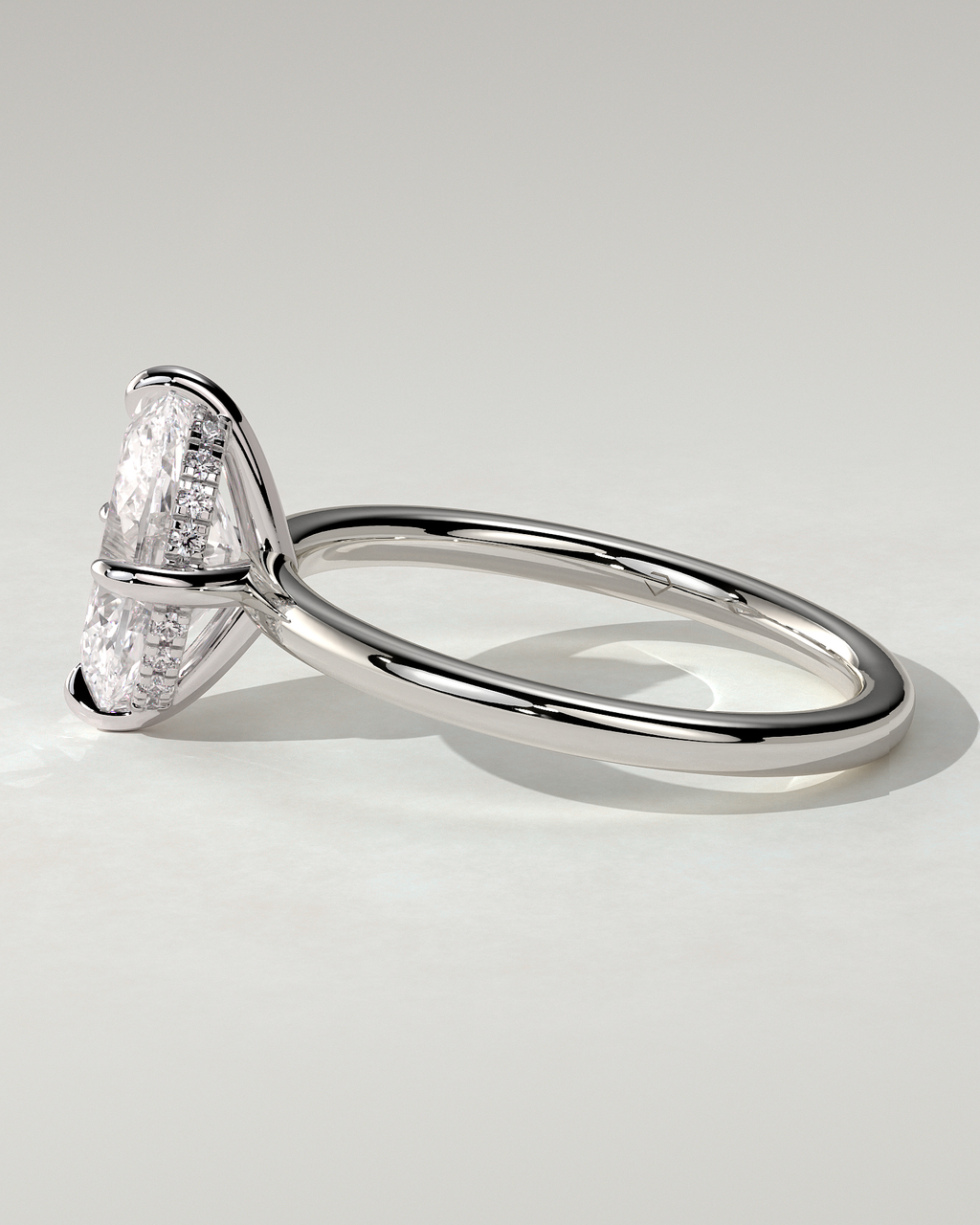 Spencer Solitaire Oval Ring